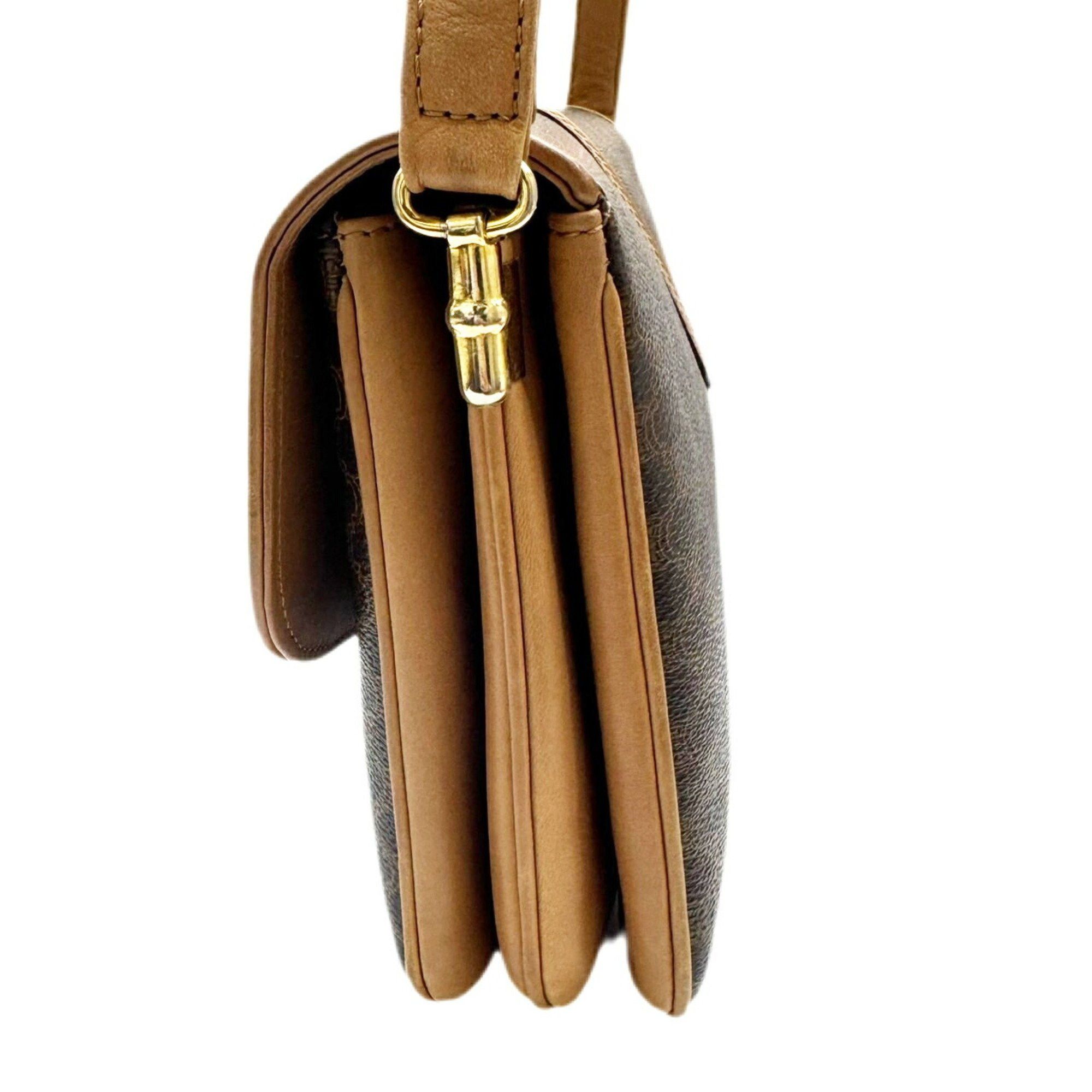 Celine CELINE Shoulder Bag Macadam MO6 Brown Women's Men's Size ONE SIZE - 3 Thumbnail