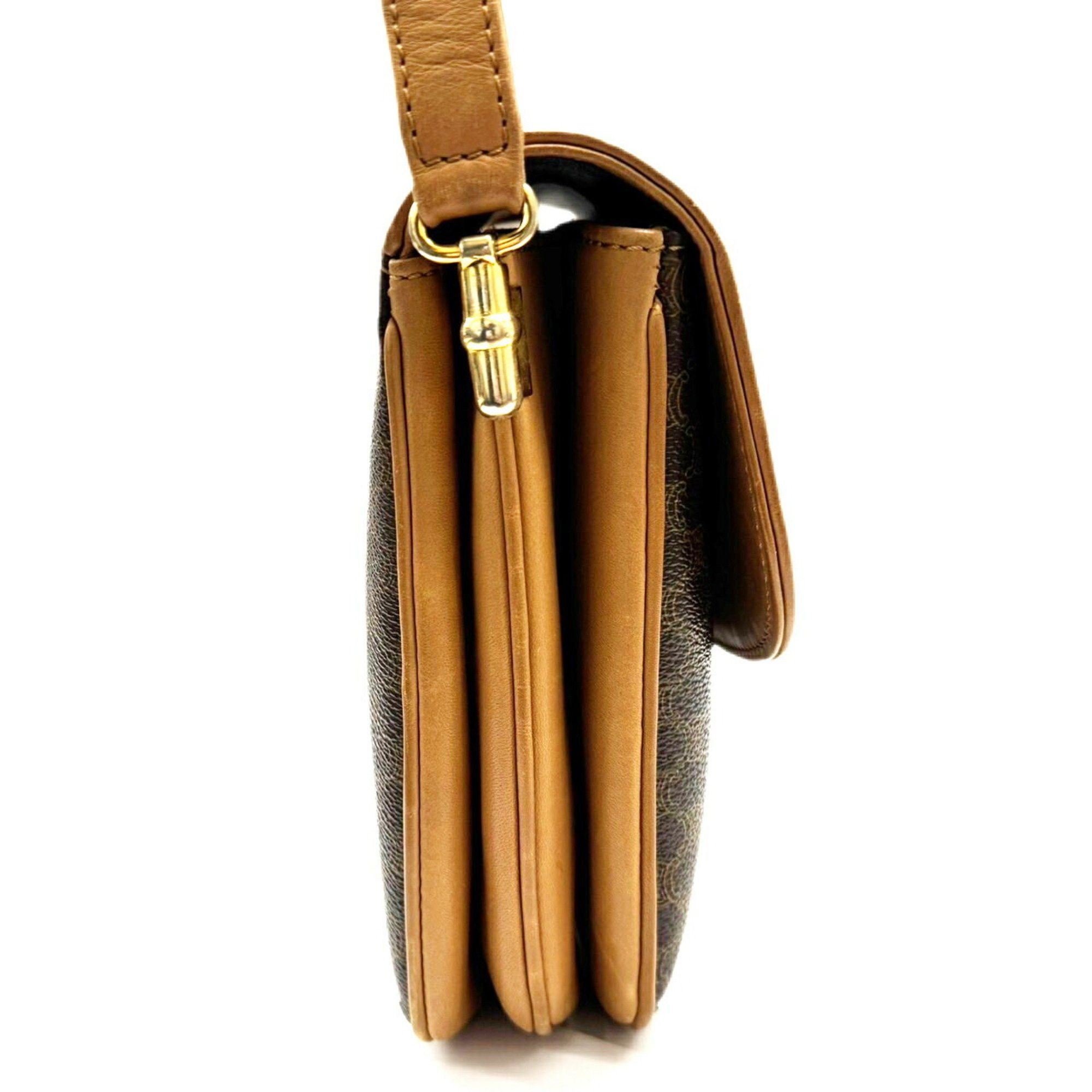 Celine CELINE Shoulder Bag Macadam MO6 Brown Women's Men's Size ONE SIZE - 4 Thumbnail