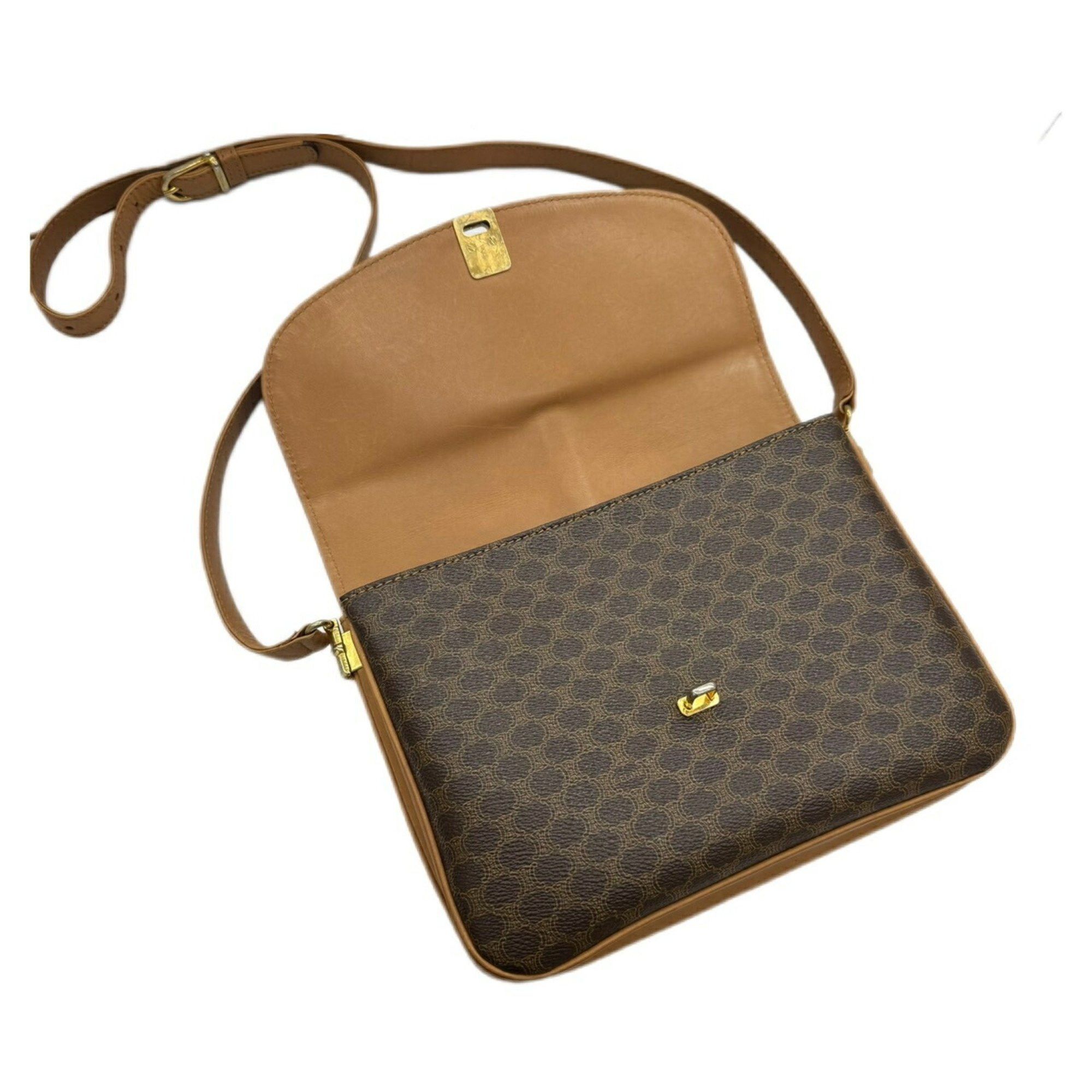 Celine CELINE Shoulder Bag Macadam MO6 Brown Women's Men's Size ONE SIZE - 10 Thumbnail