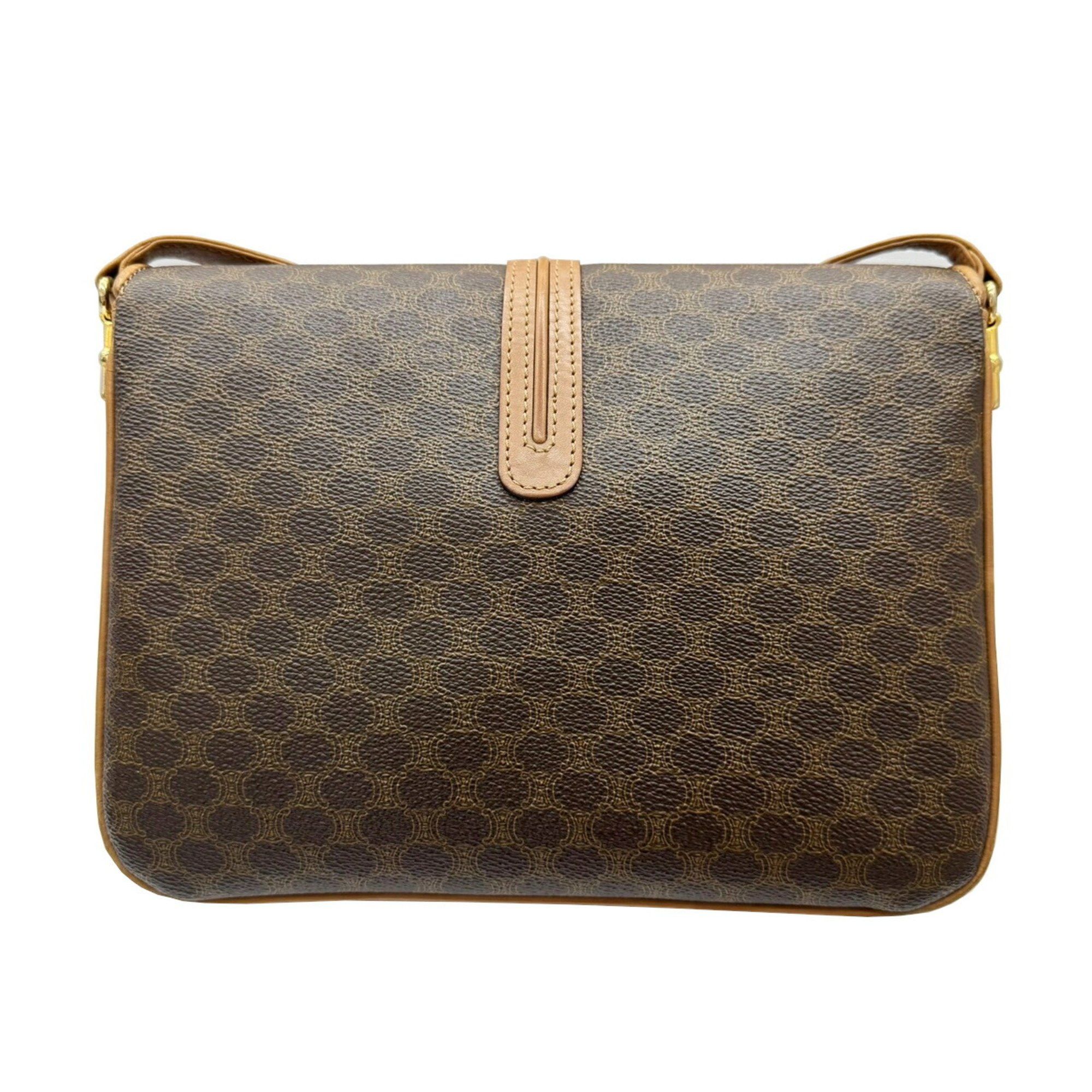 Celine CELINE Shoulder Bag Macadam MO6 Brown Women's Men's Size ONE SIZE - 2 Thumbnail