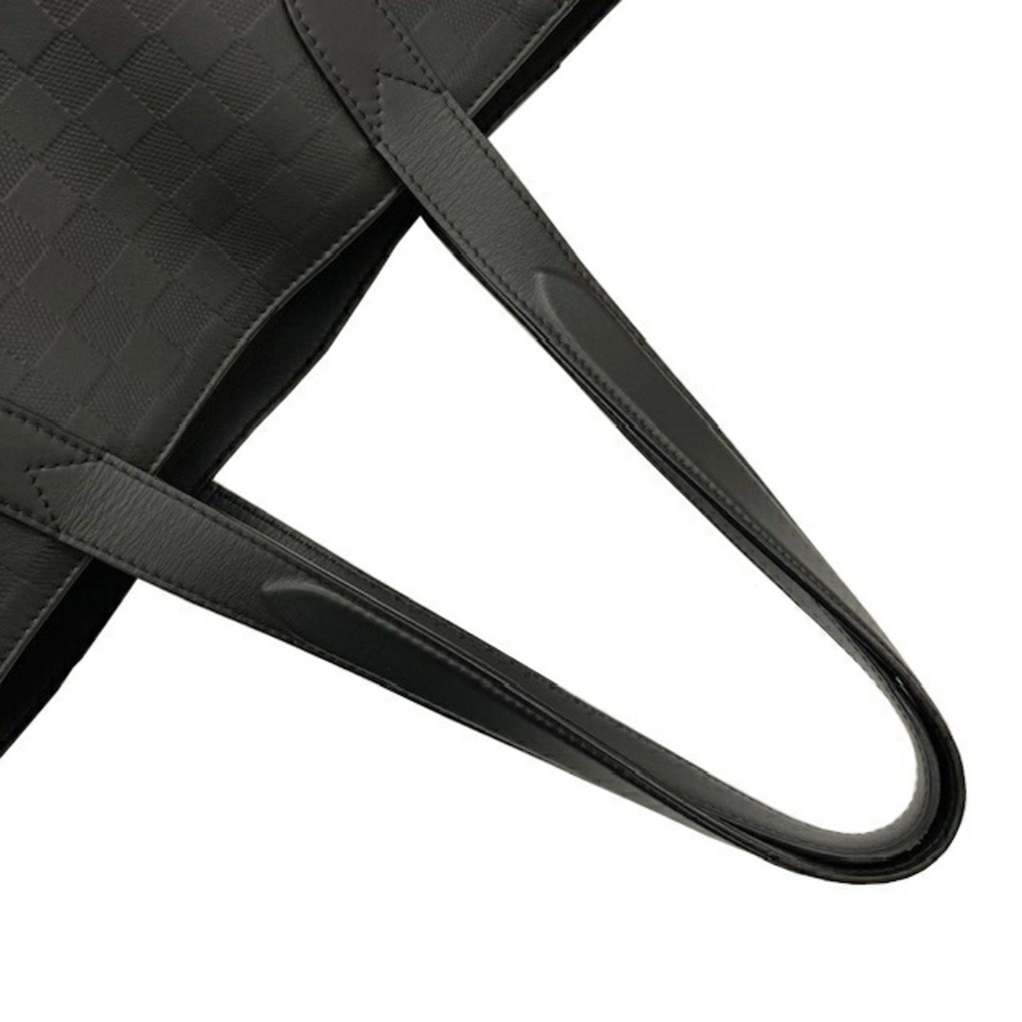 Louis Vuitton Louis Vuitton Cabas Voyage Damier Infini N41493 RFID Leather Black Tote Bag Men's Size ONE SIZE - 8 Thumbnail