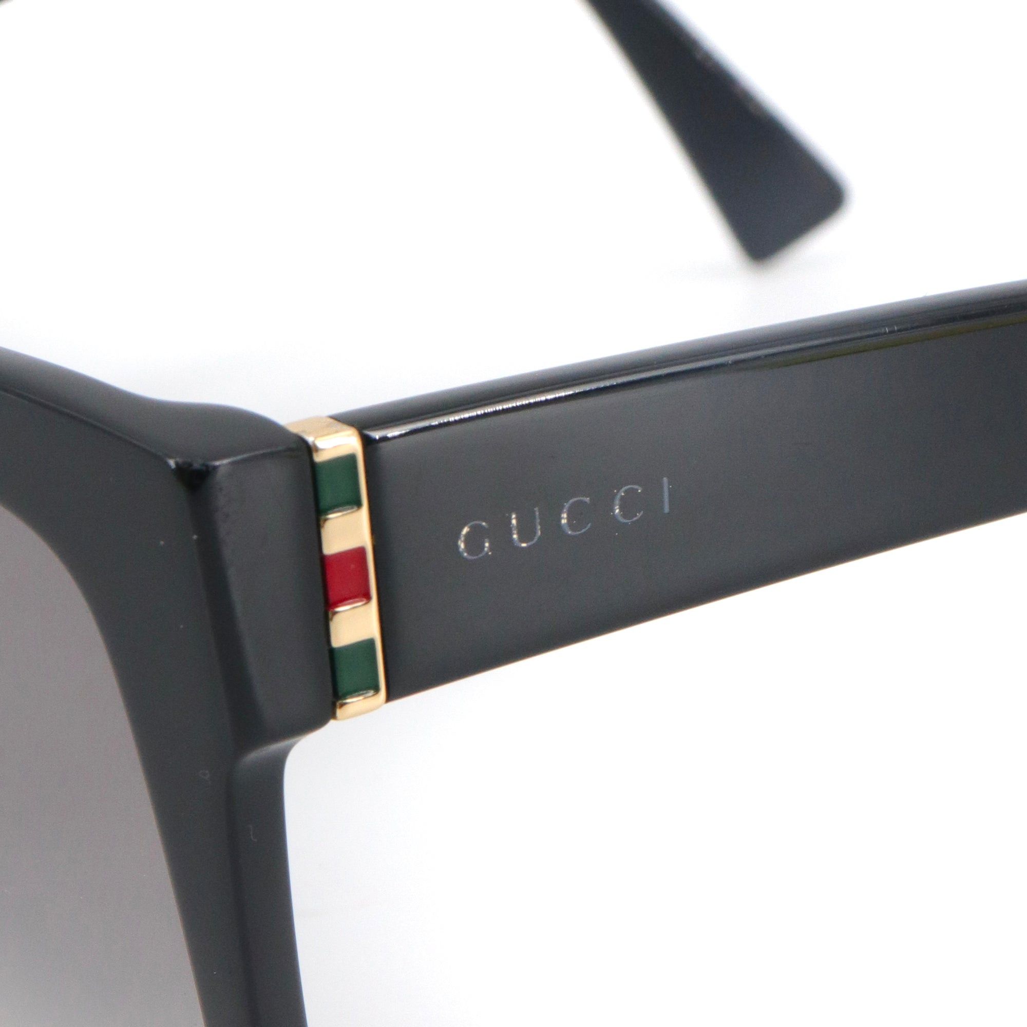 Gucci GUCCI - Gucci black plastic sunglasses Size ONE SIZE - 4 Thumbnail