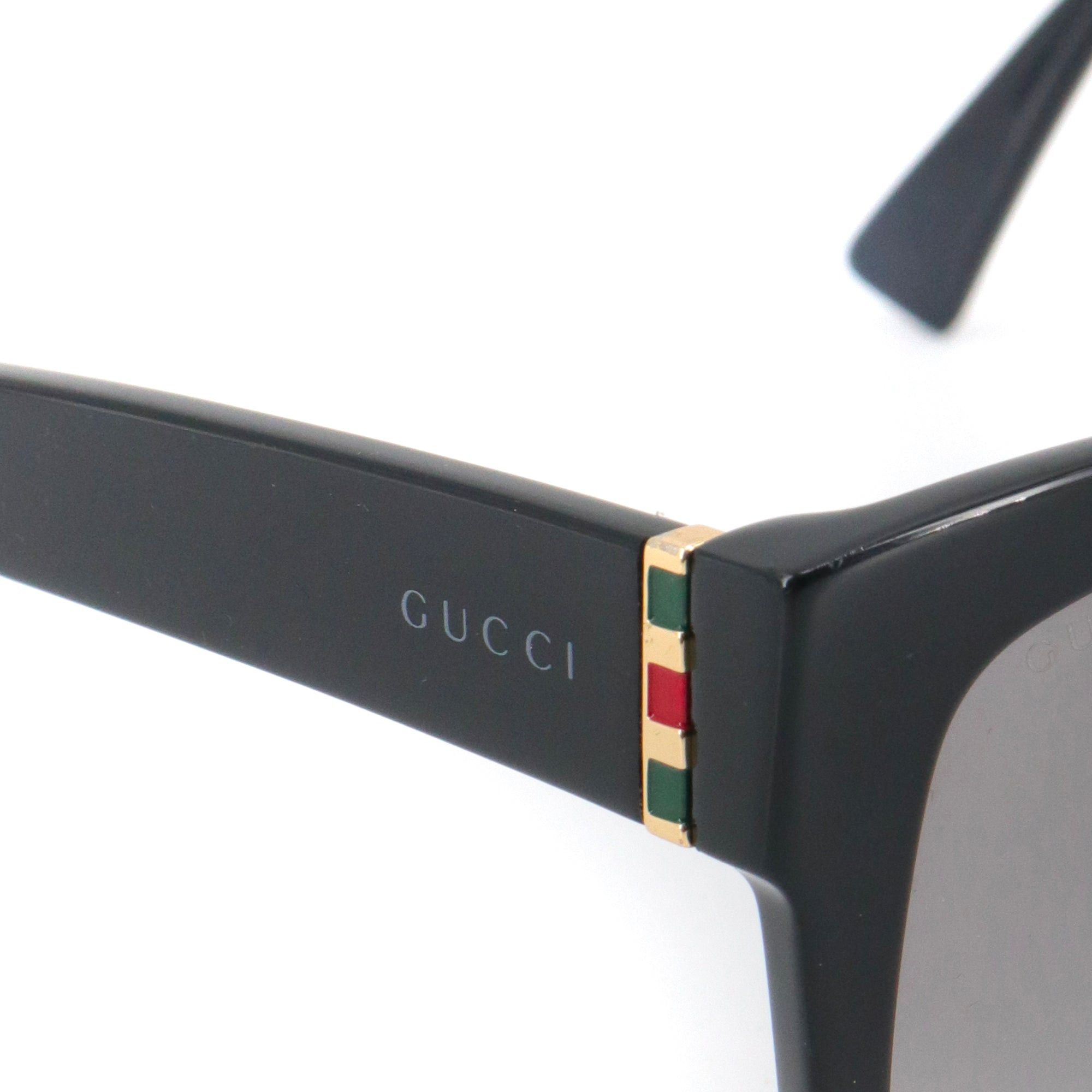 Gucci GUCCI - Gucci black plastic sunglasses Size ONE SIZE - 3 Thumbnail