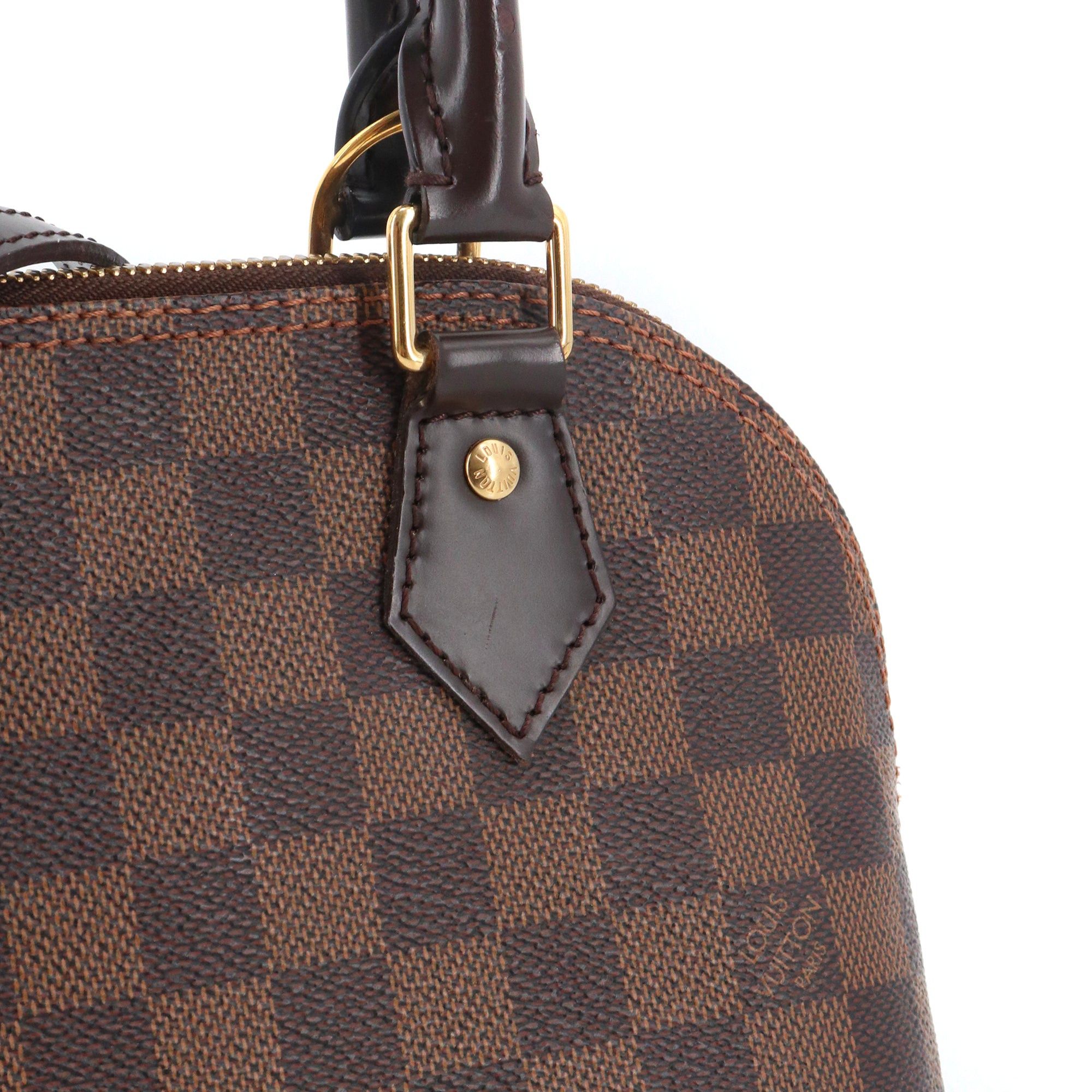 Louis Vuitton LOUIS VUITTON - Louis Vuitton Alma BB shoulder bag in ebony damier canvas Size ONE SIZE - 6 Thumbnail