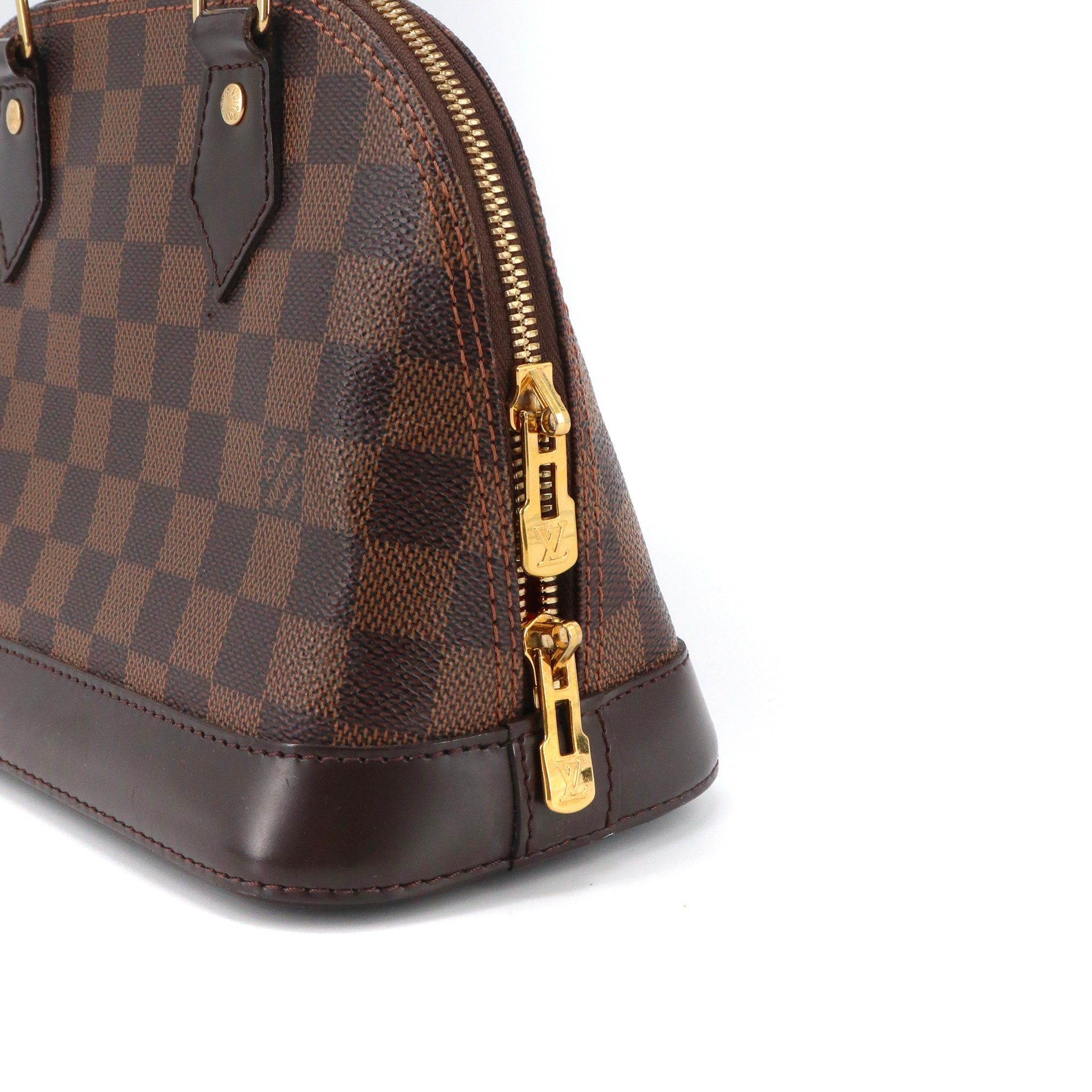 Louis Vuitton LOUIS VUITTON - Louis Vuitton Alma BB shoulder bag in ebony damier canvas Size ONE SIZE - 7 Thumbnail