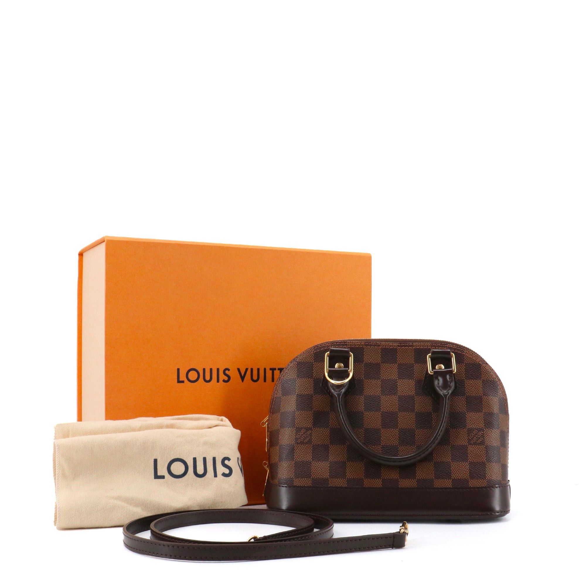 Louis Vuitton LOUIS VUITTON - Louis Vuitton Alma BB shoulder bag in ebony damier canvas Size ONE SIZE - 10 Thumbnail