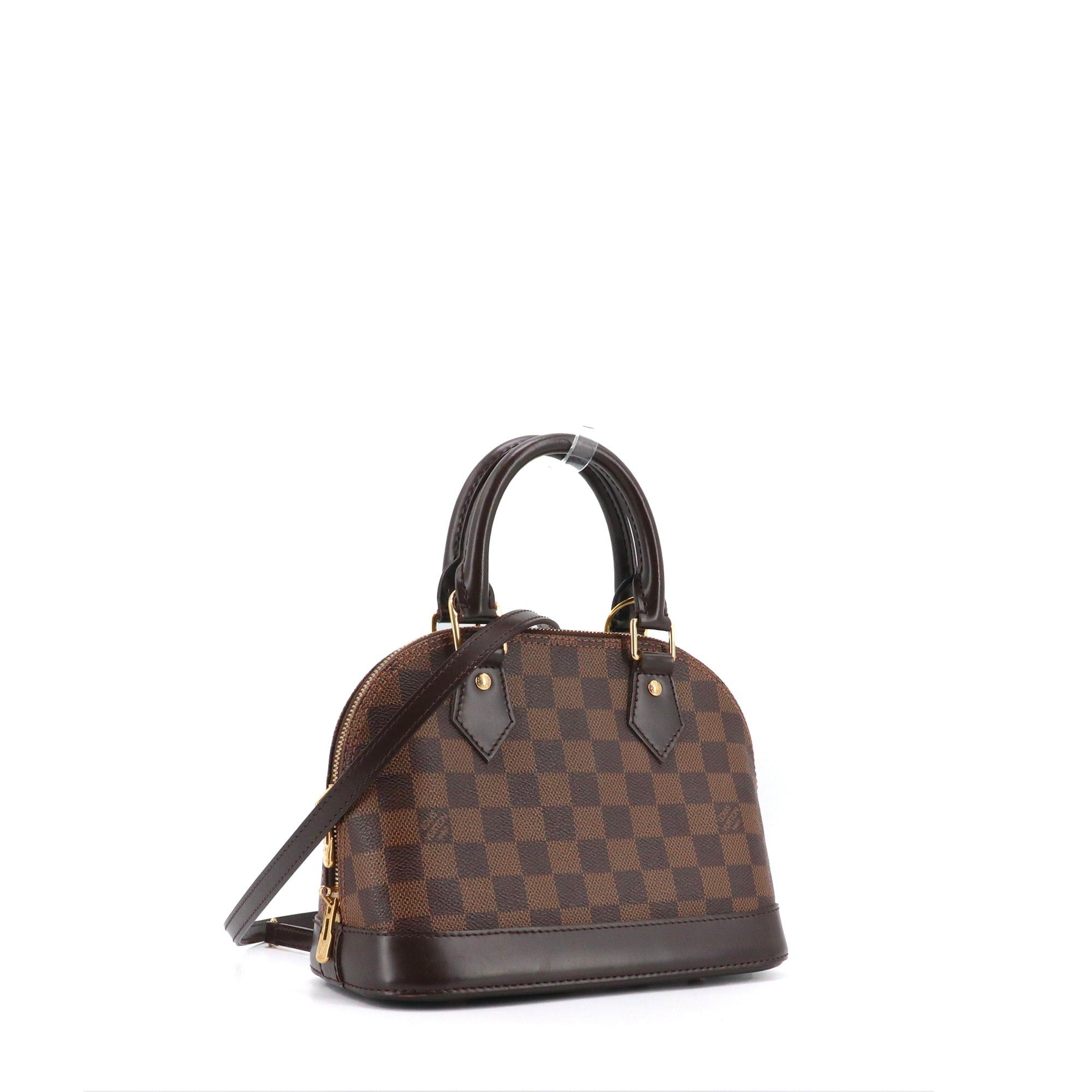 Louis Vuitton LOUIS VUITTON - Louis Vuitton Alma BB shoulder bag in ebony damier canvas Size ONE SIZE - 2 Thumbnail