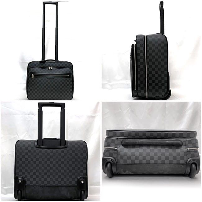 Louis Vuitton LOUIS VUITTON Travel Bag Black Cotton Size ONE SIZE - 2 Thumbnail