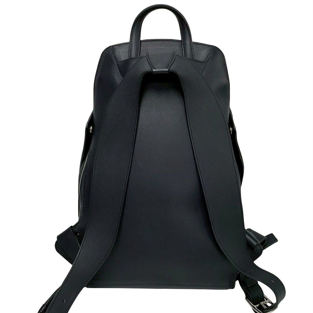 Hermes Hermes Backpack Blue Leather Size ONE SIZE - 4 Thumbnail