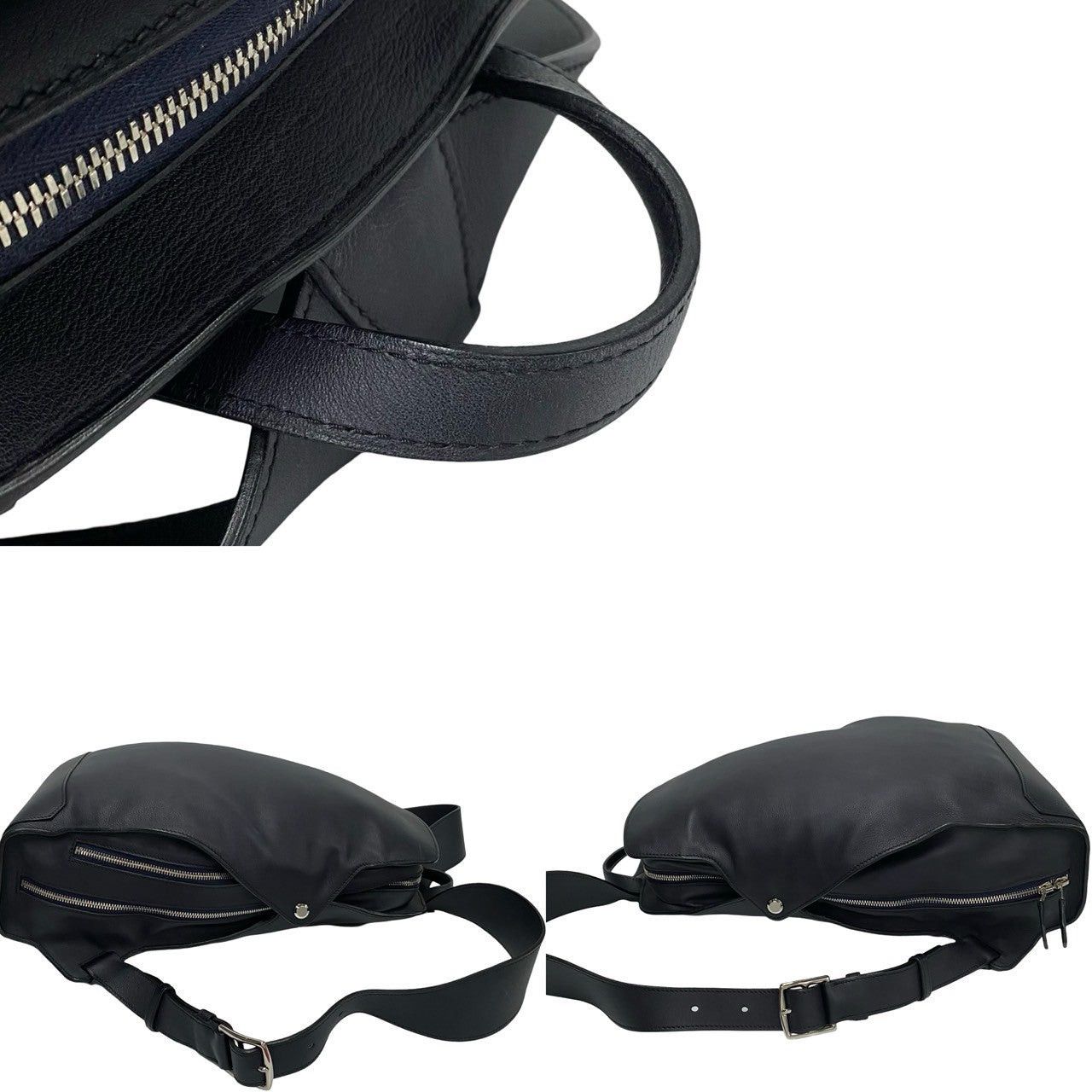 Hermes Hermes Backpack Blue Leather Size ONE SIZE - 5 Thumbnail