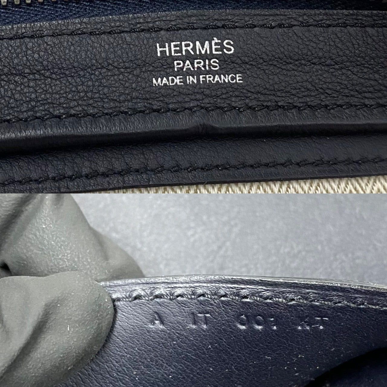 Hermes Hermes Backpack Blue Leather Size ONE SIZE - 3 Thumbnail