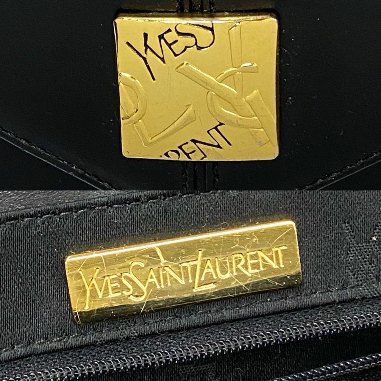 Yves Saint Laurent Yves Saint Laurent Handbag Black Leather Size ONE SIZE - 3 Thumbnail