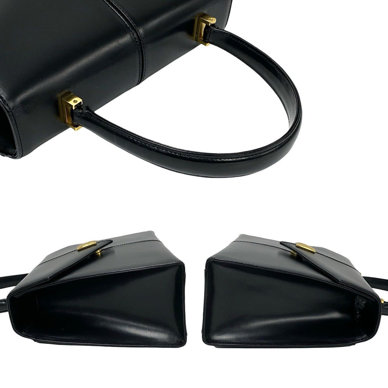 Yves Saint Laurent Yves Saint Laurent Handbag Black Leather Size ONE SIZE - 5 Thumbnail