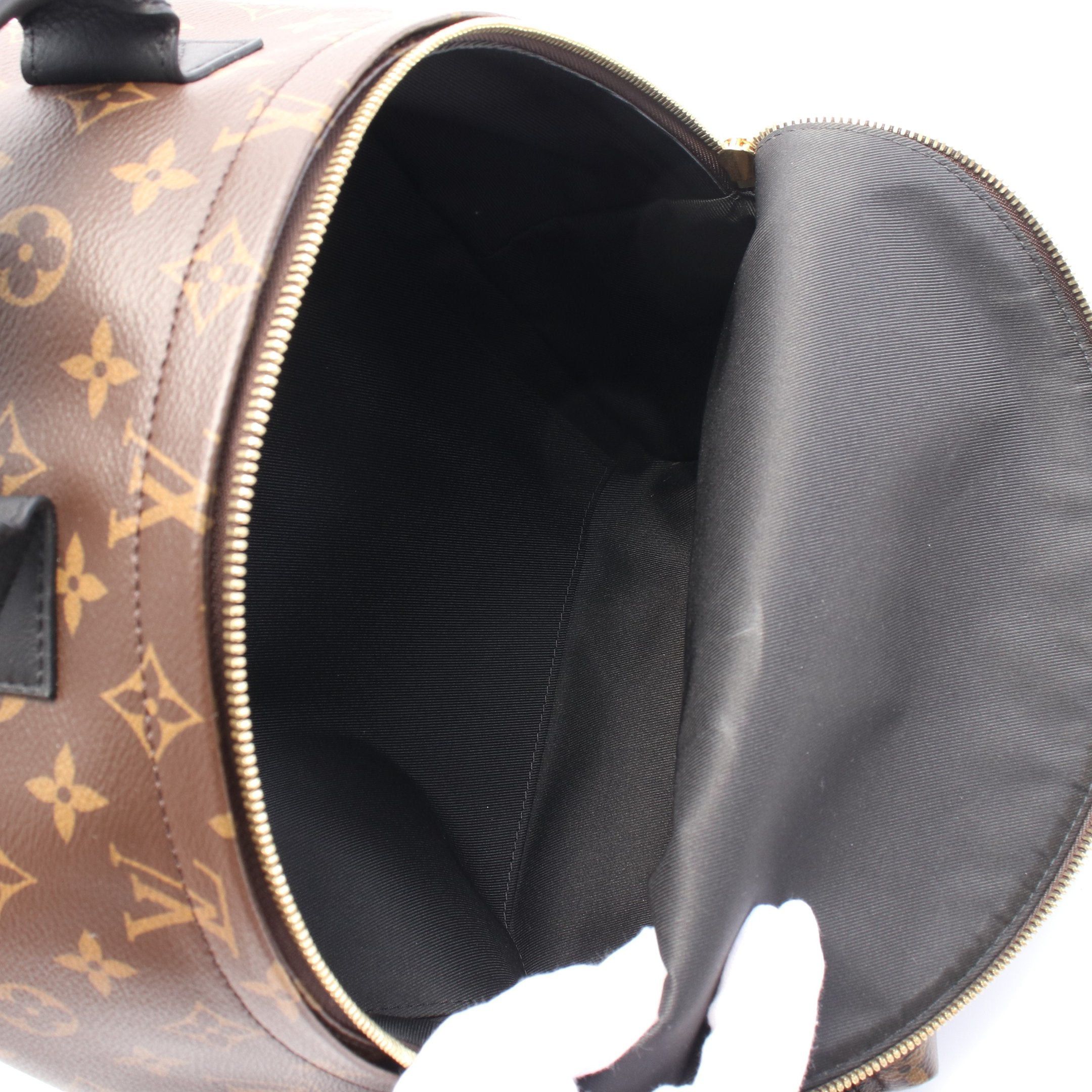 Louis Vuitton Louis Vuitton Palm Springs Backpack Mm Monogram Rucksack Leather Brown Black Size ONE SIZE - 3 Thumbnail