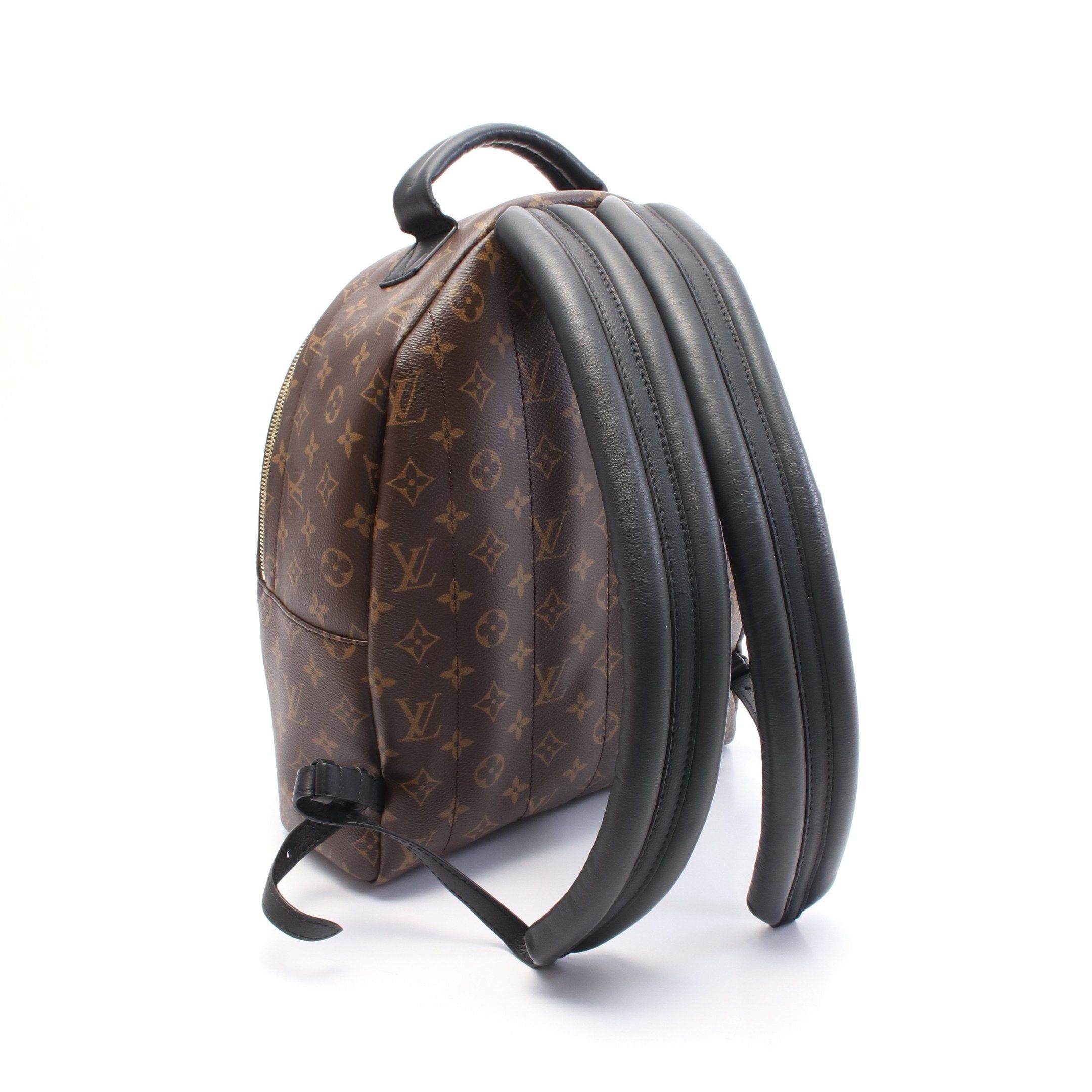 Louis Vuitton Louis Vuitton Palm Springs Backpack Mm Monogram Rucksack Leather Brown Black Size ONE SIZE - 2 Thumbnail