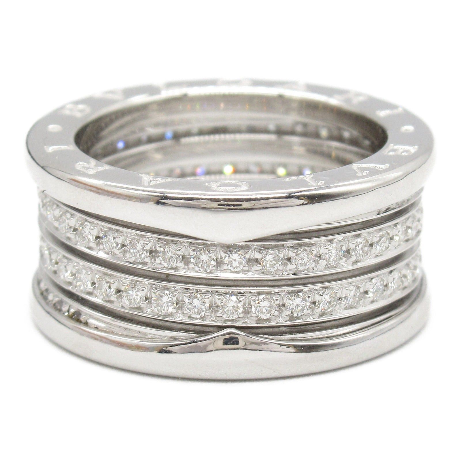 Bvlgari Bvlgari B Zero One Diamond Ring K18Wg (White Gold) Clear Size ONE SIZE - 2 Thumbnail