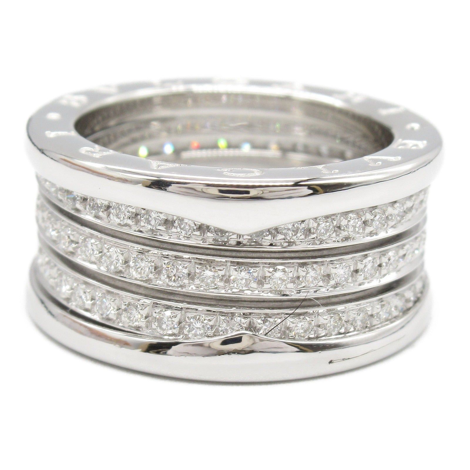 Bvlgari Bvlgari B Zero One Diamond Ring K18Wg (White Gold) Clear Size ONE SIZE - 3 Thumbnail