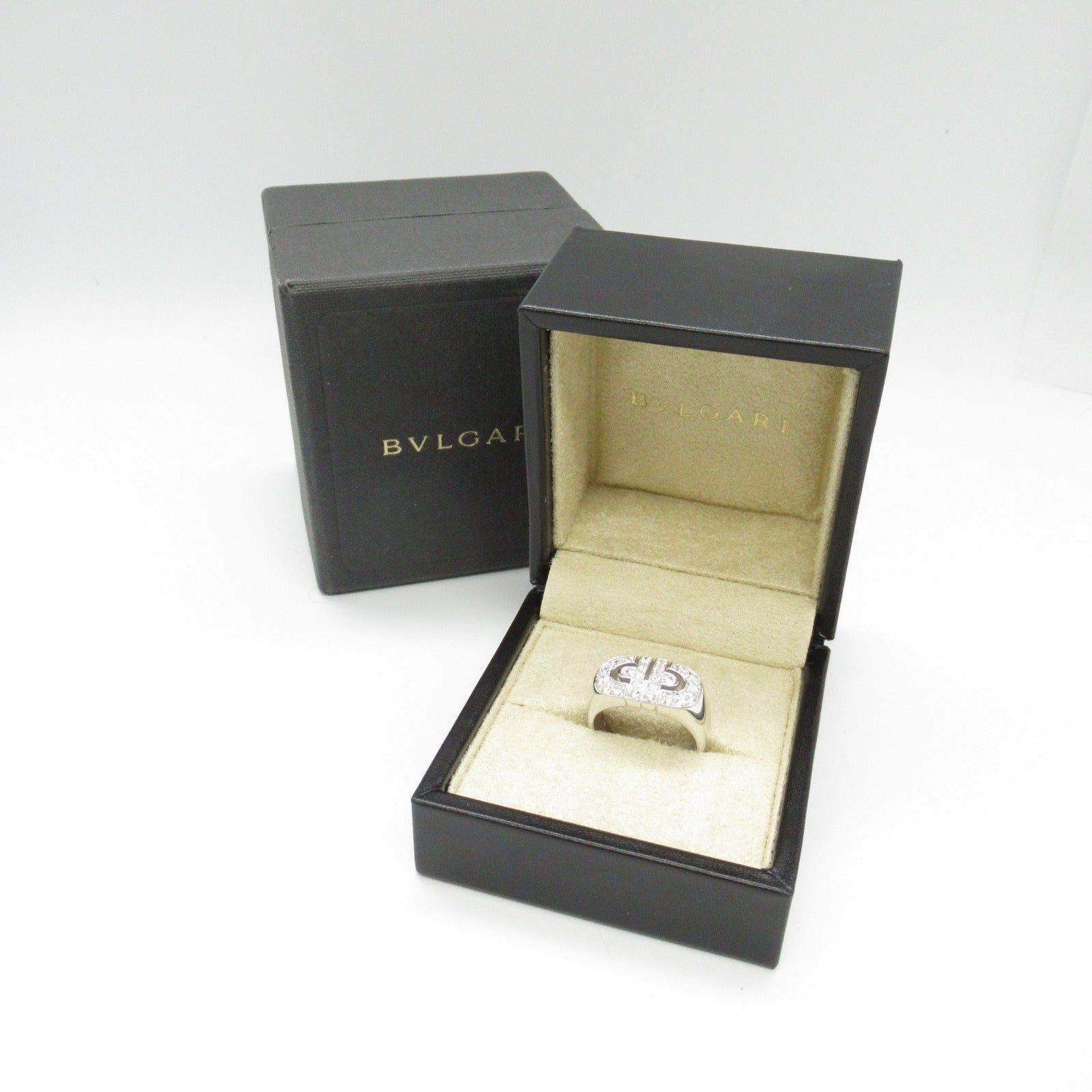 Bvlgari Bvlgari Parentesi Diamond Ring K18Wg (White Gold) Clear Size ONE SIZE - 6 Thumbnail