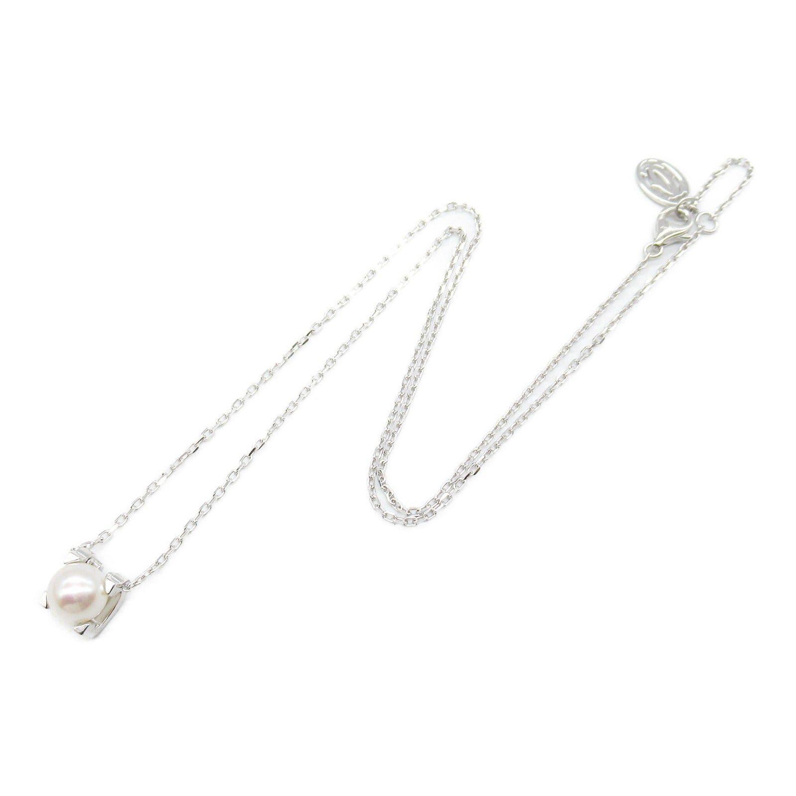 Cartier Cartier C-Do Cartier Pearl Necklace K18Wg (White Gold) White Size ONE SIZE - 3 Thumbnail