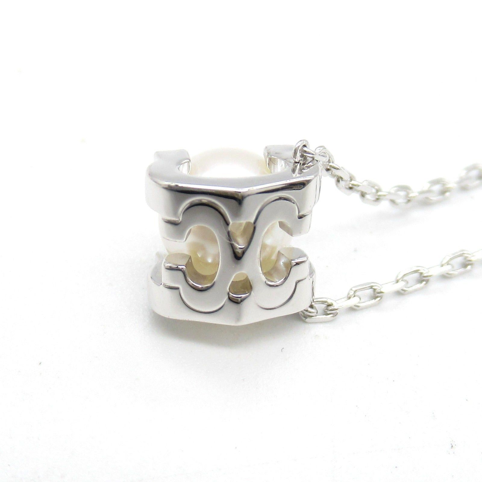 Cartier Cartier C-Do Cartier Pearl Necklace K18Wg (White Gold) White Size ONE SIZE - 6 Thumbnail