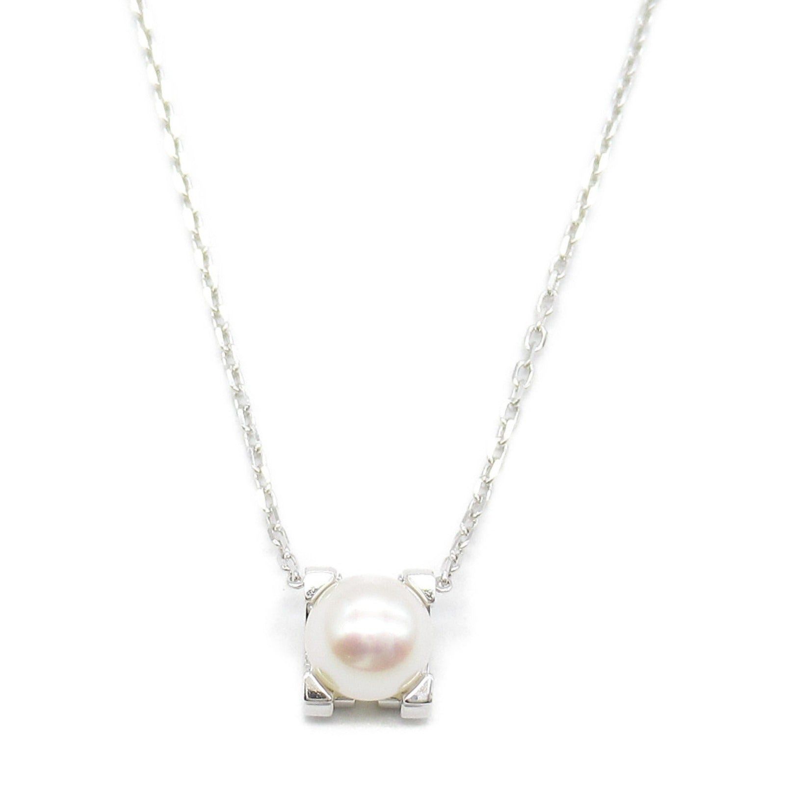 Cartier Cartier C-Do Cartier Pearl Necklace K18Wg (White Gold) White Size ONE SIZE - 2 Thumbnail