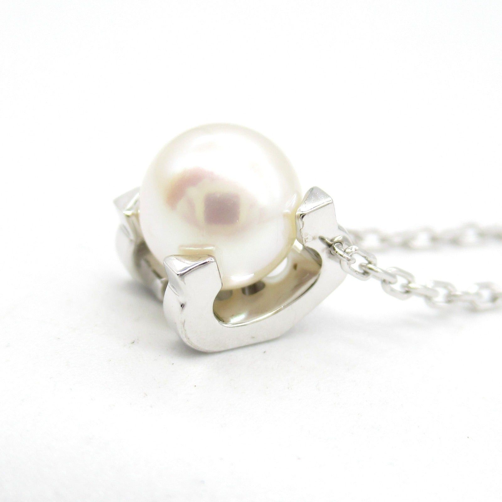 Cartier Cartier C-Do Cartier Pearl Necklace K18Wg (White Gold) White Size ONE SIZE - 5 Thumbnail
