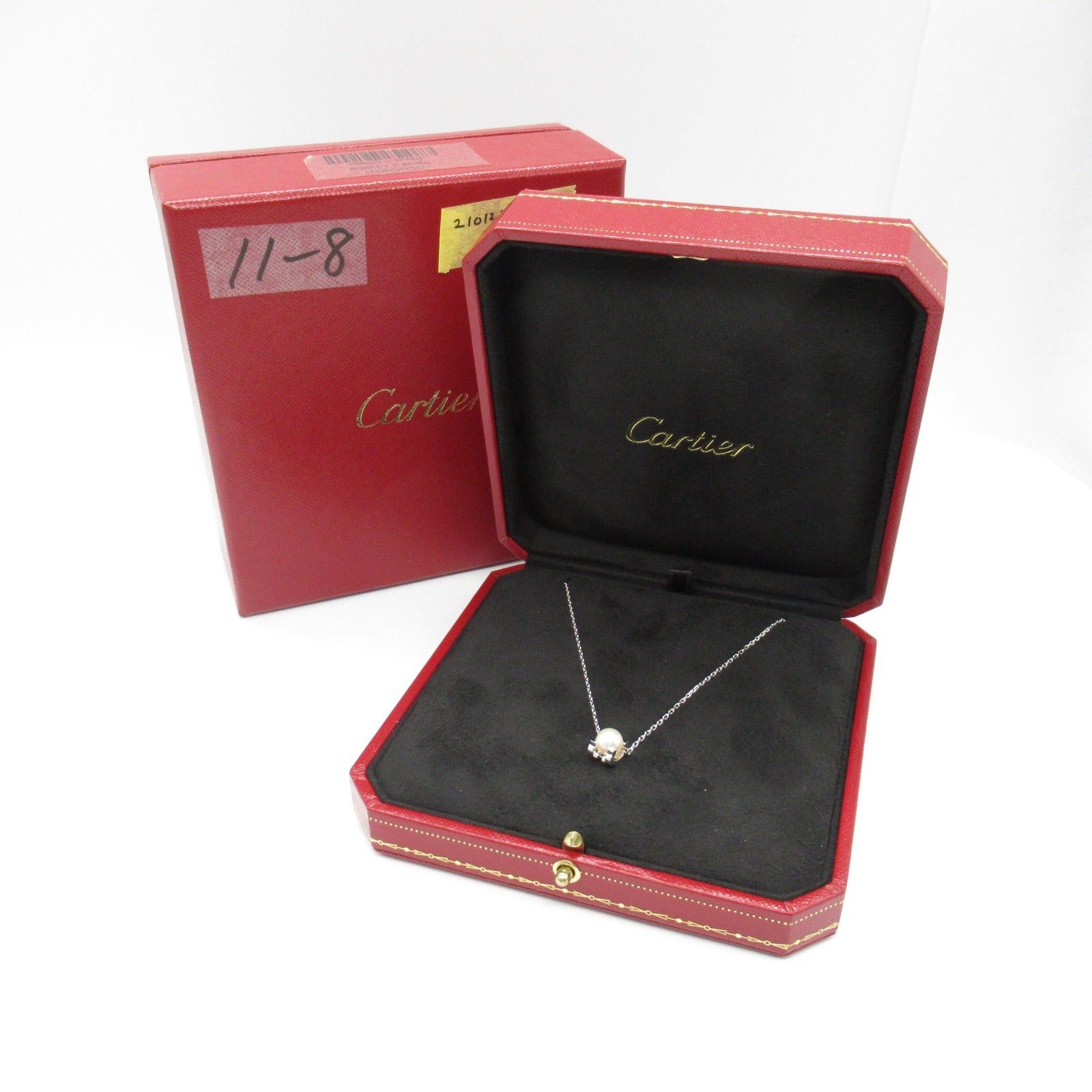 Cartier Cartier C-Do Cartier Pearl Necklace K18Wg (White Gold) White Size ONE SIZE - 7 Thumbnail