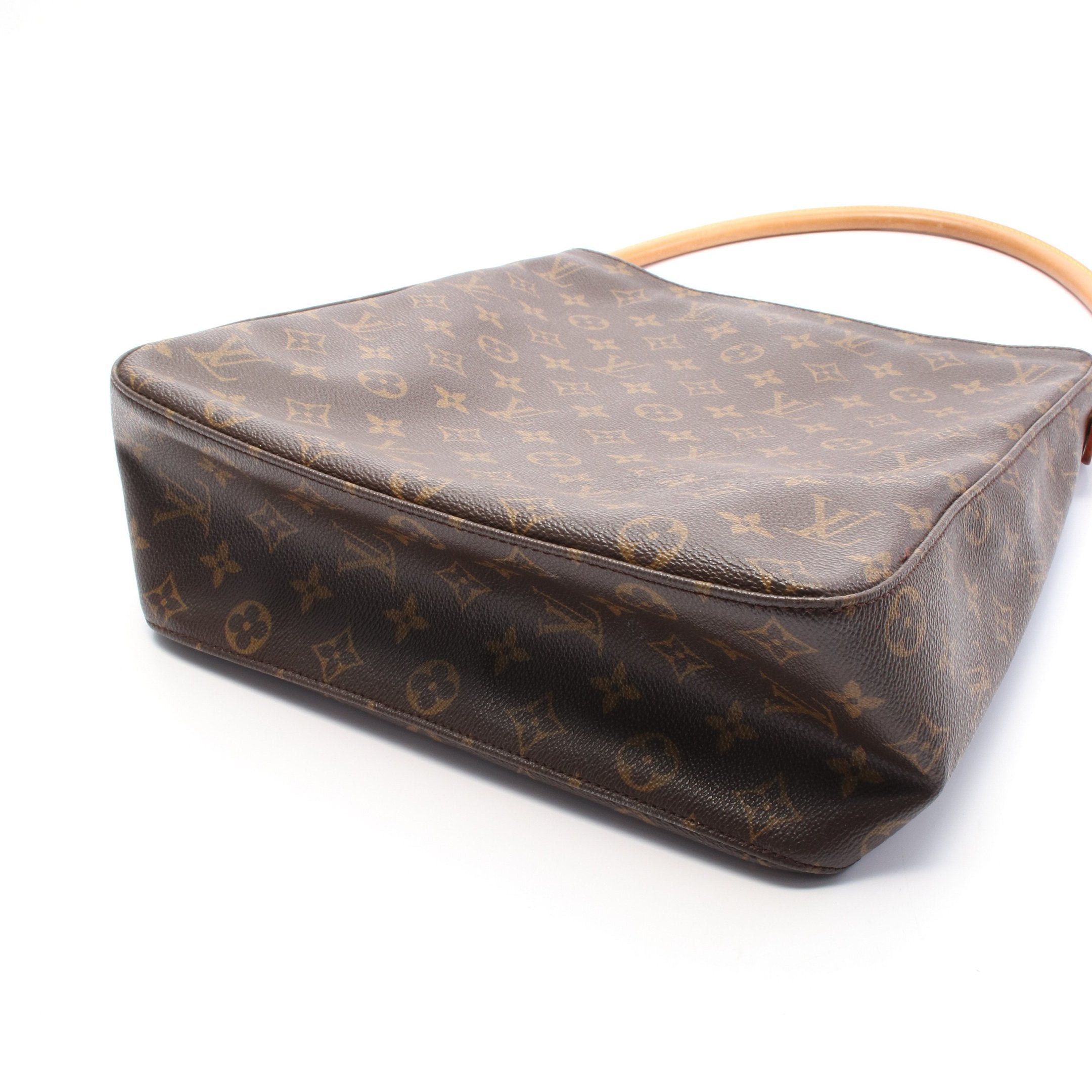 Louis Vuitton Louis Vuitton Looping Gm Monogram Shoulder Bag Leather Brown Size ONE SIZE - 7 Thumbnail