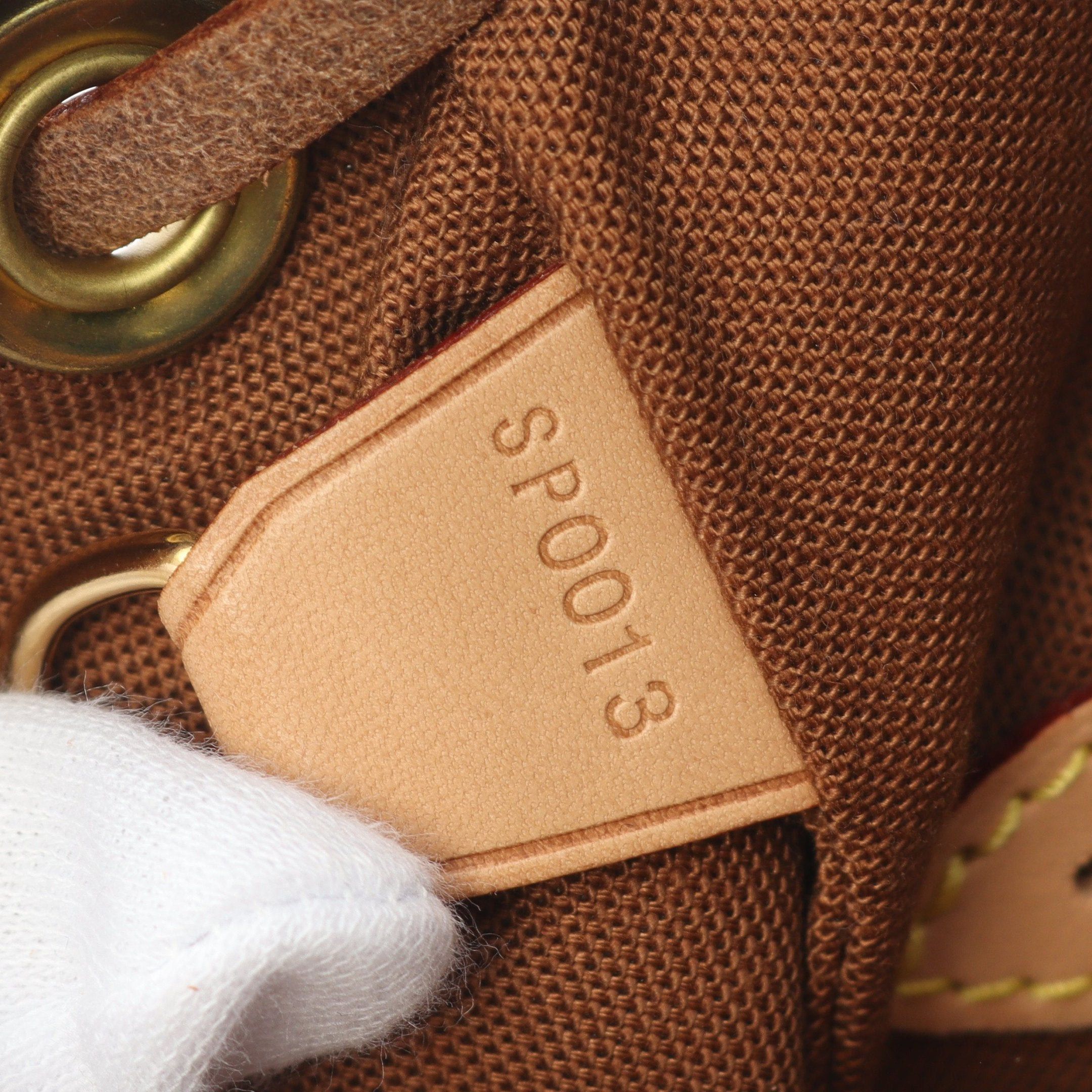 Louis Vuitton Louis Vuitton Montsouris Mm Monogram Backpack Rucksack Leather Brown Size ONE SIZE - 5 Thumbnail