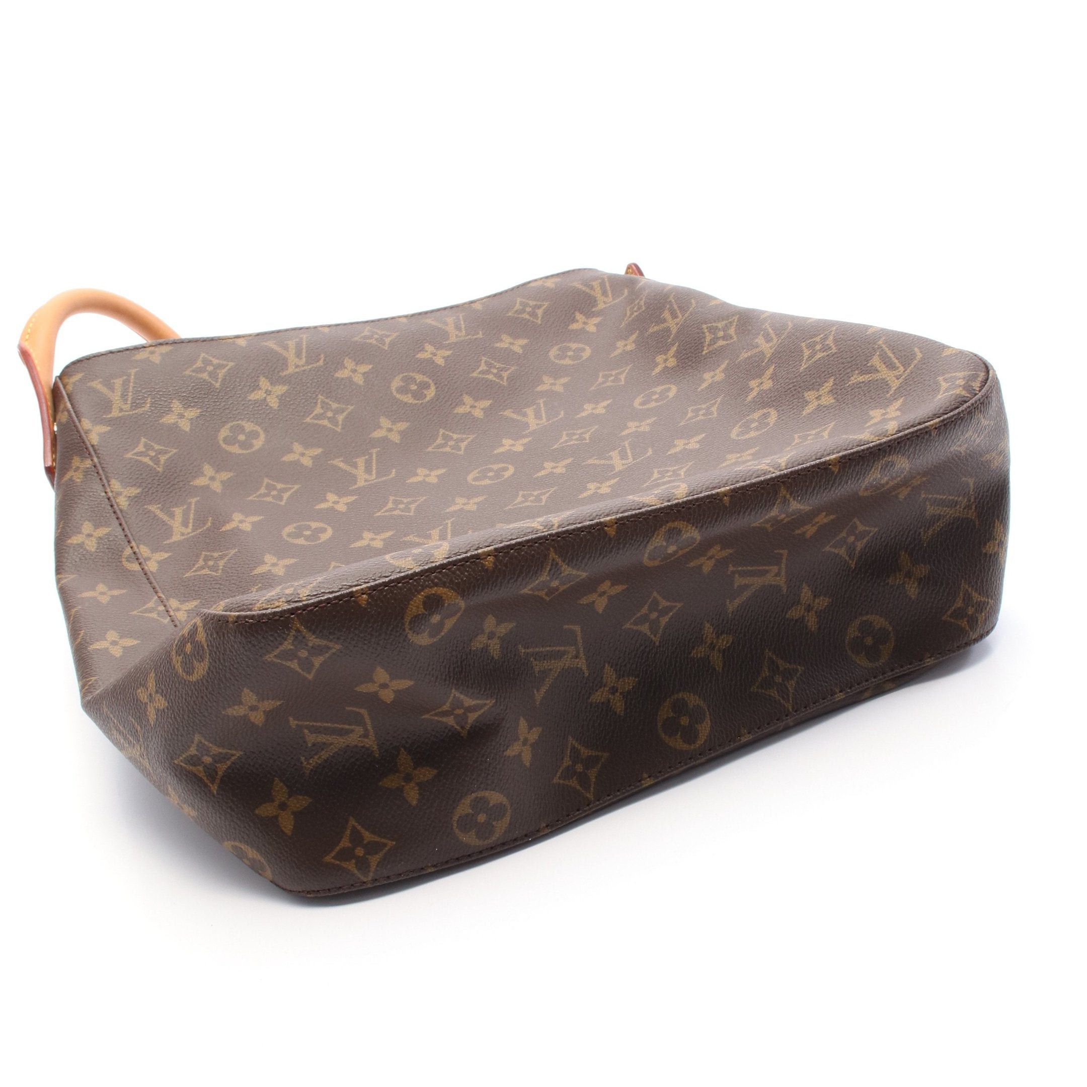 Louis Vuitton Louis Vuitton Looping Gm Monogram Shoulder Bag Leather Brown Size ONE SIZE - 6 Thumbnail