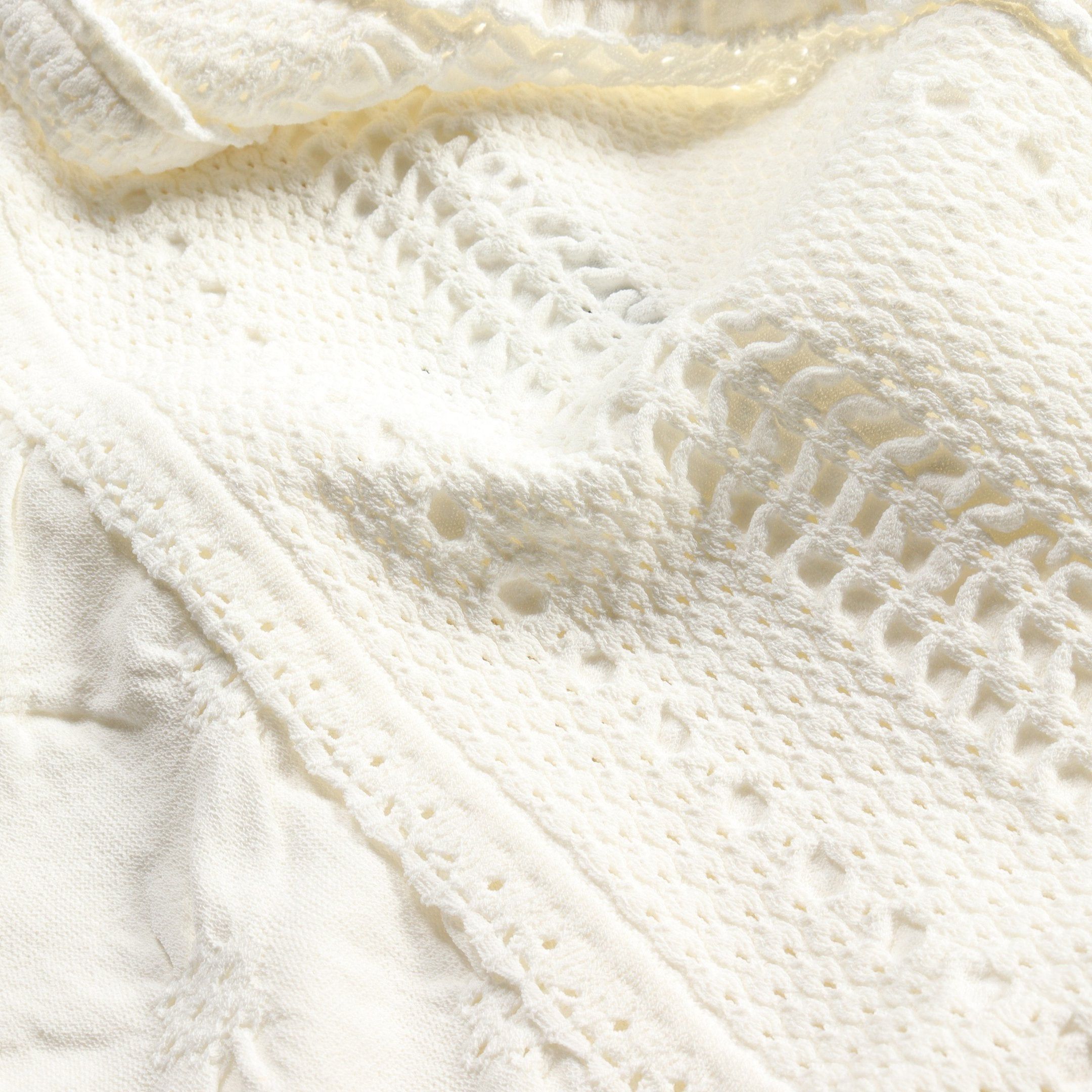 Chanel Chanel Cocomark Button One Piece No Sleeve Rayon Off White Size ONE SIZE - 7 Thumbnail
