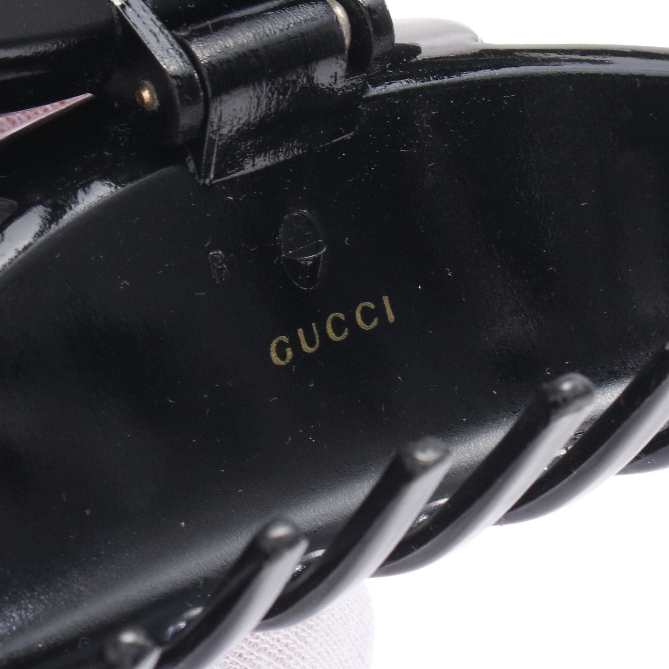 Gucci Gucci Hair Clip Logo Black Rhinestone Size ONE SIZE - 4 Thumbnail