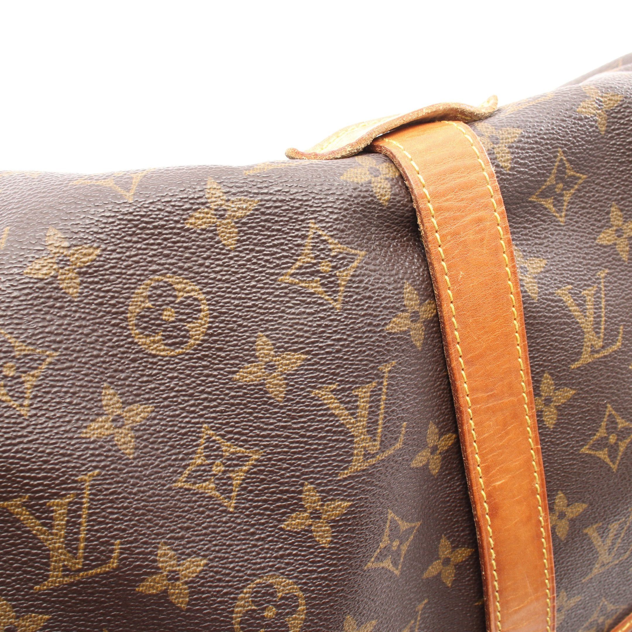 Louis Vuitton Louis Vuitton Saumur 35 Monogram Shoulder Bag Leather Brown Size ONE SIZE - 9 Thumbnail