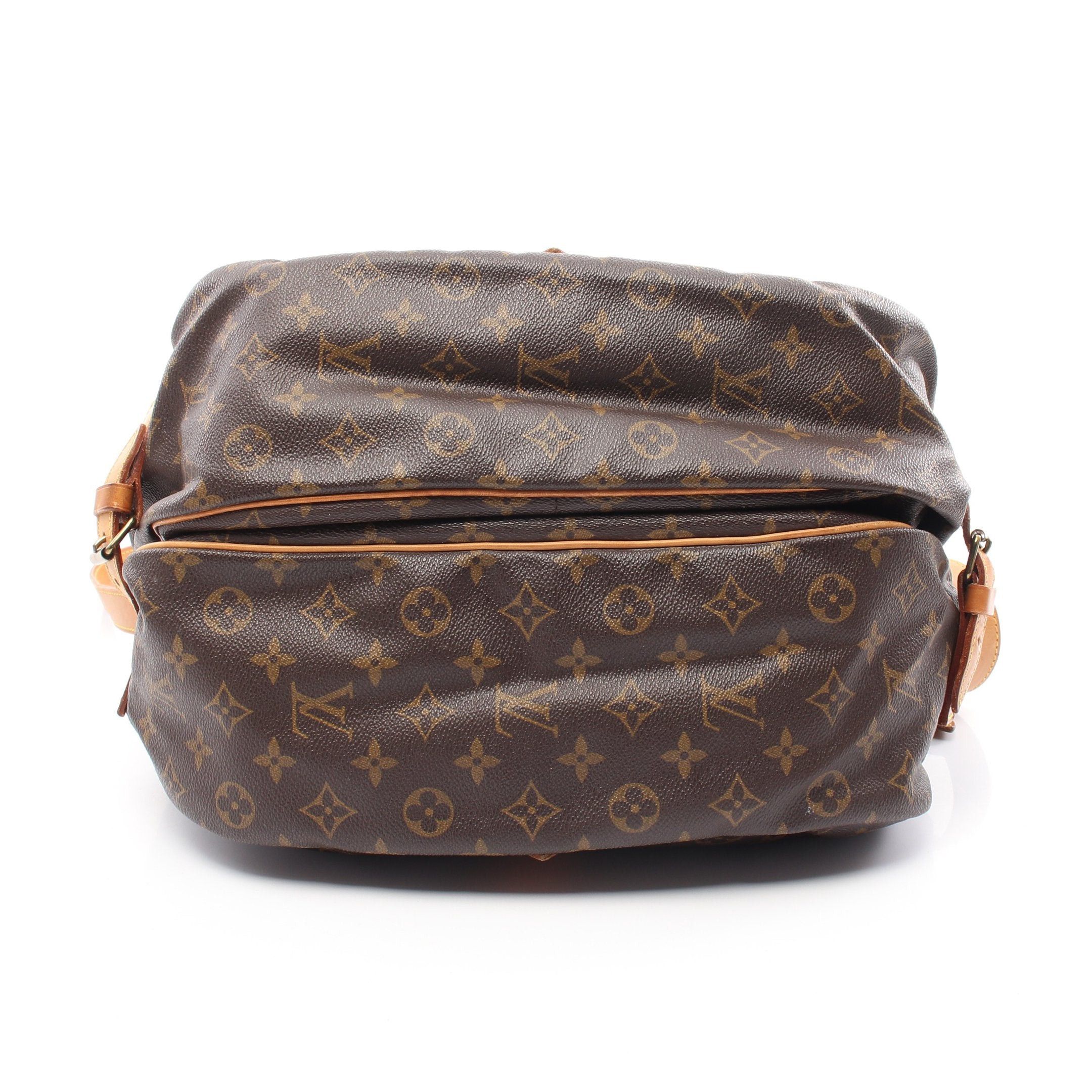 Louis Vuitton Louis Vuitton Saumur 35 Monogram Shoulder Bag Leather Brown Size ONE SIZE - 13 Thumbnail