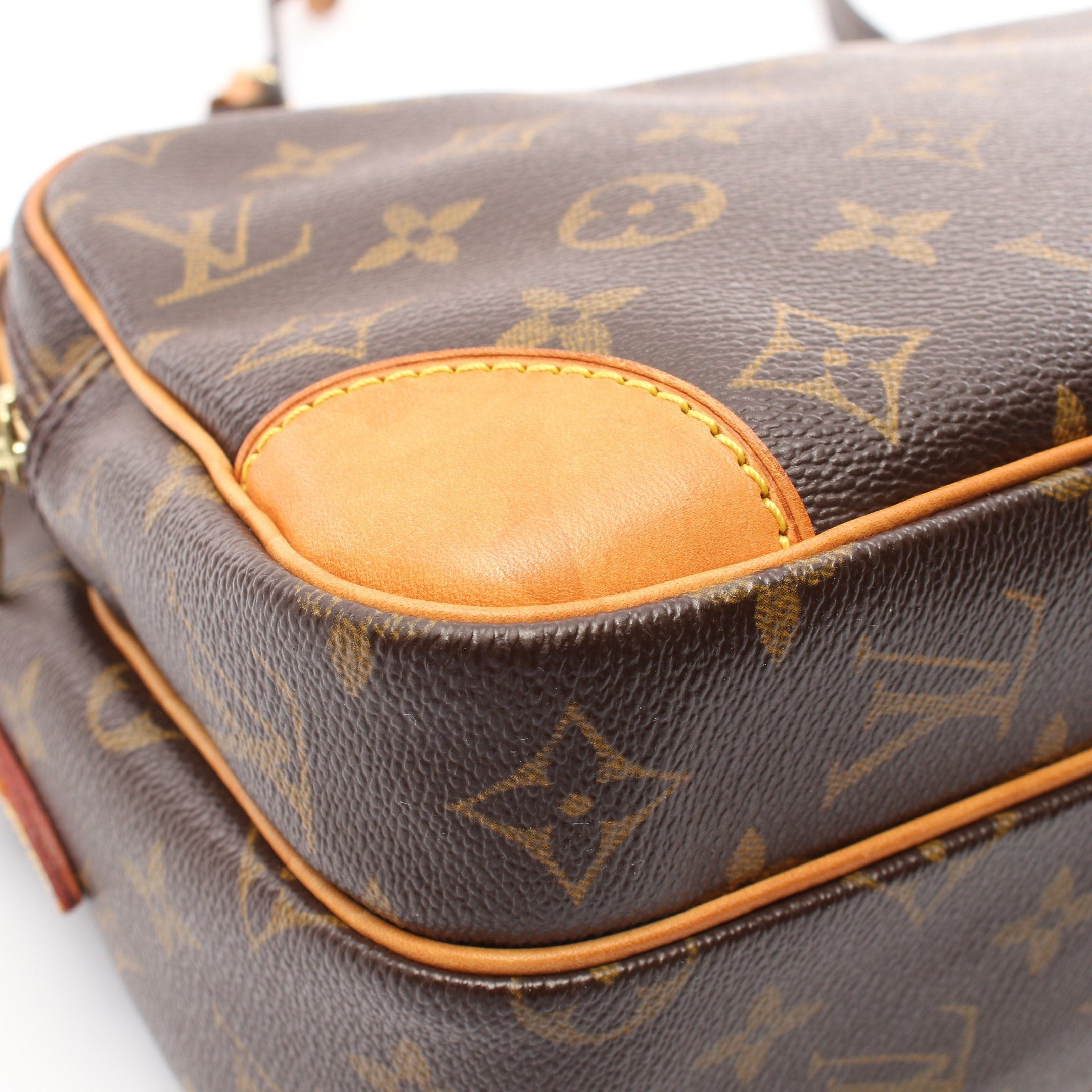 Louis Vuitton Louis Vuitton Nil Monogram Shoulder Bag Leather Brown Size ONE SIZE - 12 Thumbnail