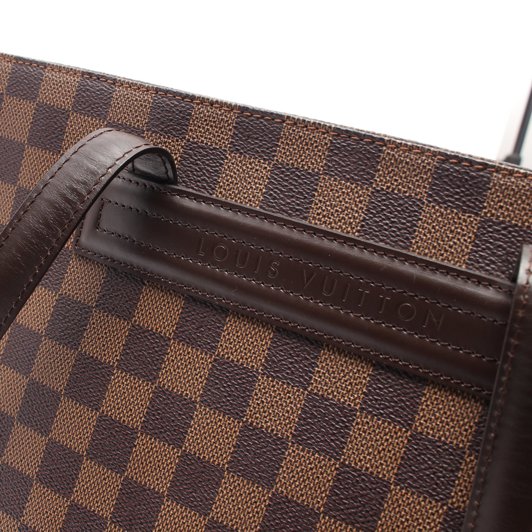 Louis Vuitton Louis Vuitton Parioli Pm Damier Ebene Shoulder Bag Tote Leather Brown Size ONE SIZE - 9 Thumbnail
