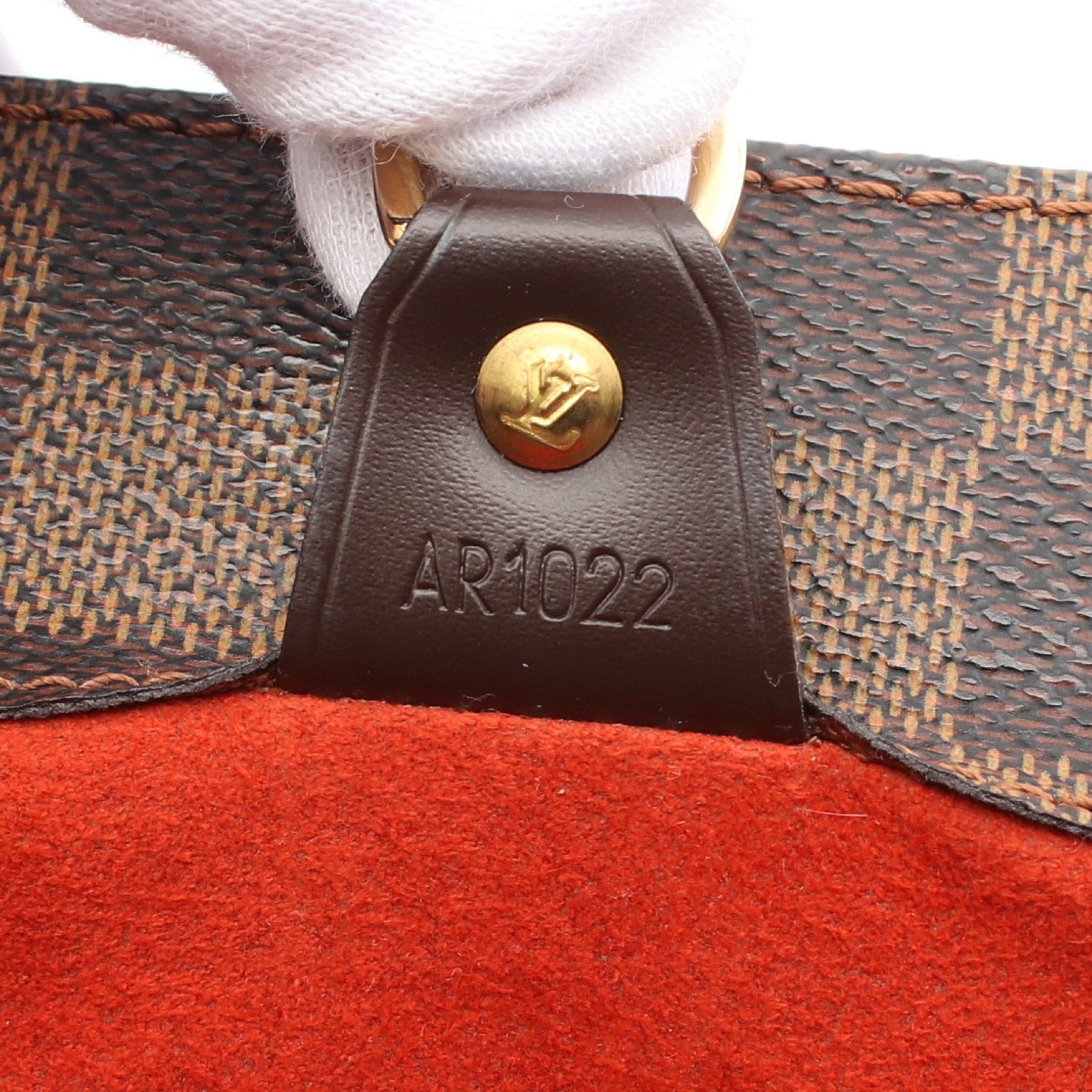 Louis Vuitton Louis Vuitton Parioli Pm Damier Ebene Shoulder Bag Tote Leather Brown Size ONE SIZE - 5 Thumbnail