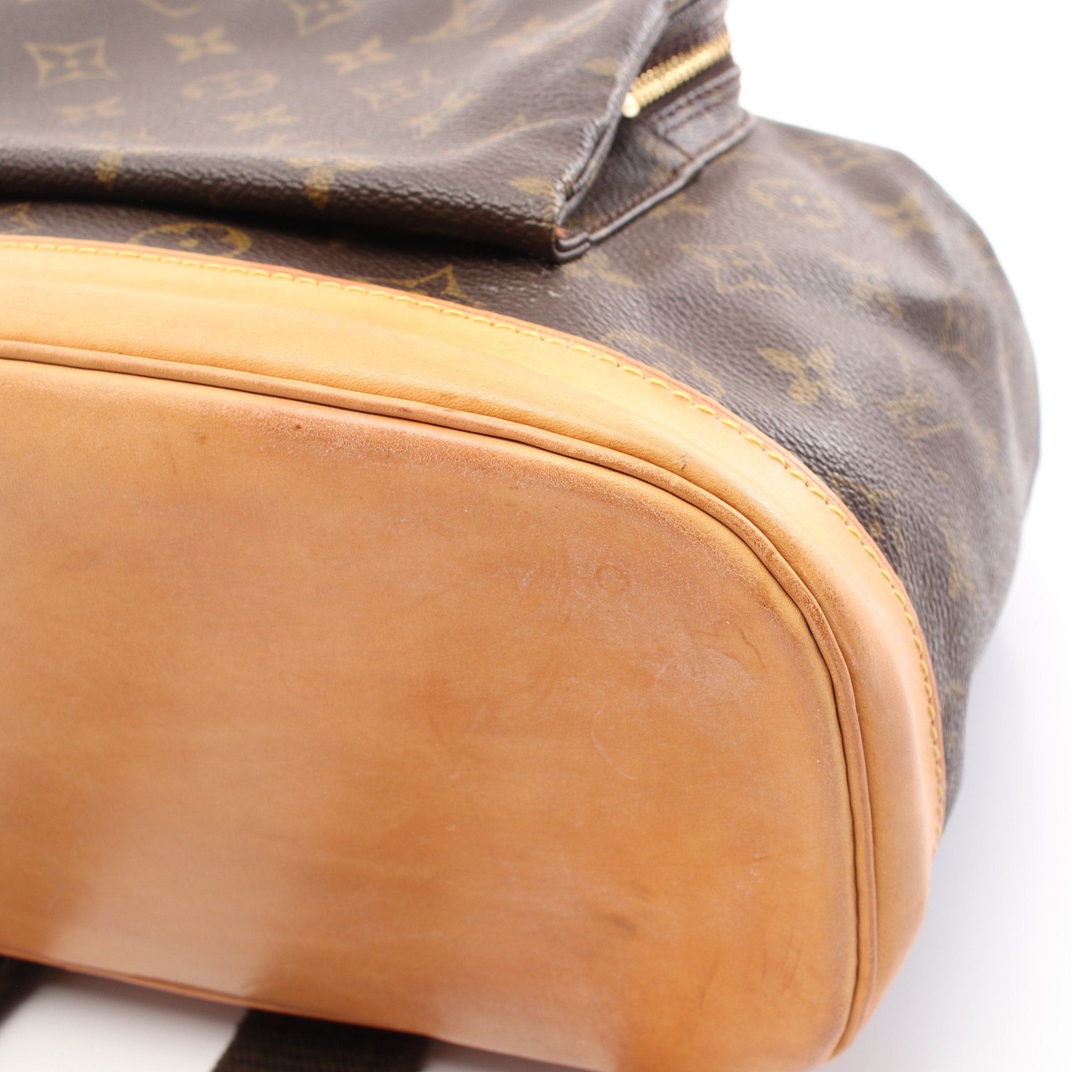 Louis Vuitton Louis Vuitton Montsouris Gm Monogram Backpack Rucksack Leather Brown Size ONE SIZE - 14 Thumbnail