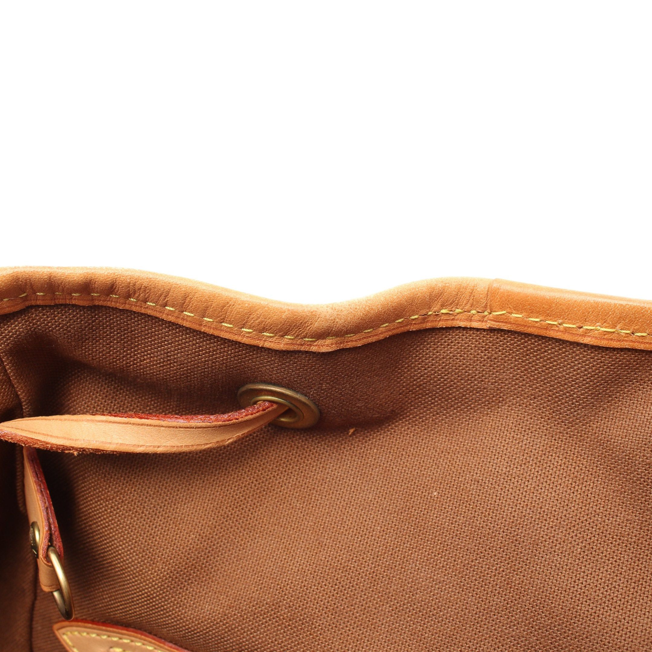 Louis Vuitton Louis Vuitton Montsouris Gm Monogram Backpack Rucksack Leather Brown Size ONE SIZE - 8 Thumbnail