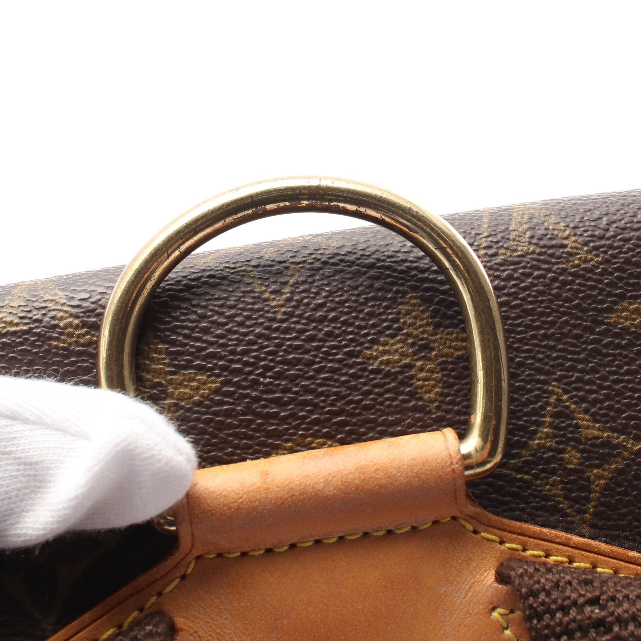 Louis Vuitton Louis Vuitton Montsouris Gm Monogram Backpack Rucksack Leather Brown Size ONE SIZE - 12 Thumbnail