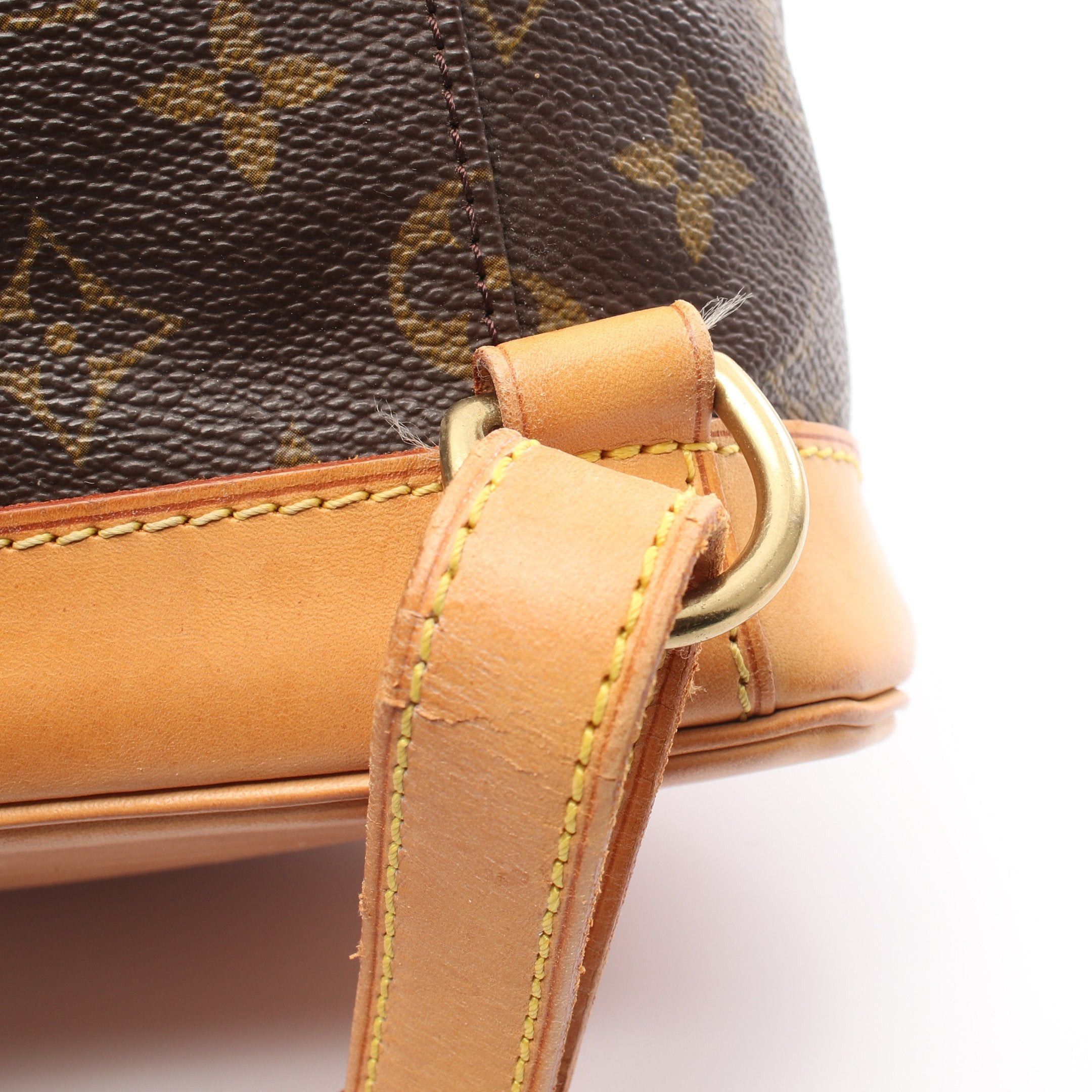Louis Vuitton Louis Vuitton Montsouris Gm Monogram Backpack Rucksack Leather Brown Size ONE SIZE - 7 Thumbnail