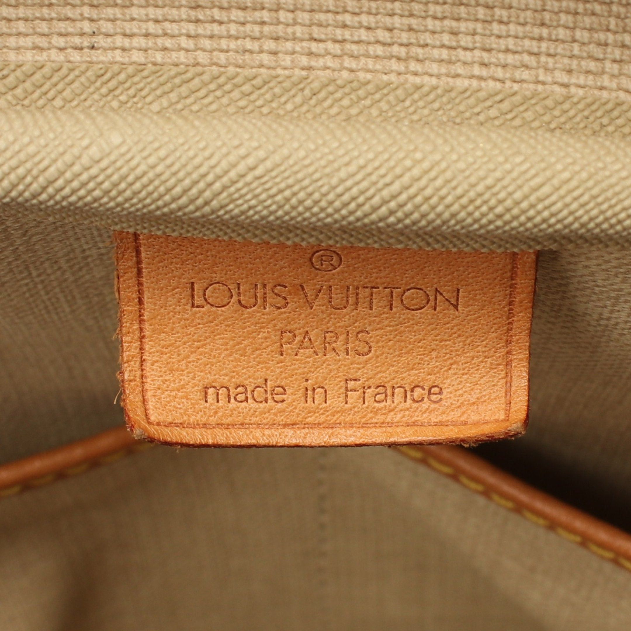 Louis Vuitton Louis Vuitton Deauville Bowling Vanity Monogram Handbag Leather Brown Size ONE SIZE - 4 Thumbnail
