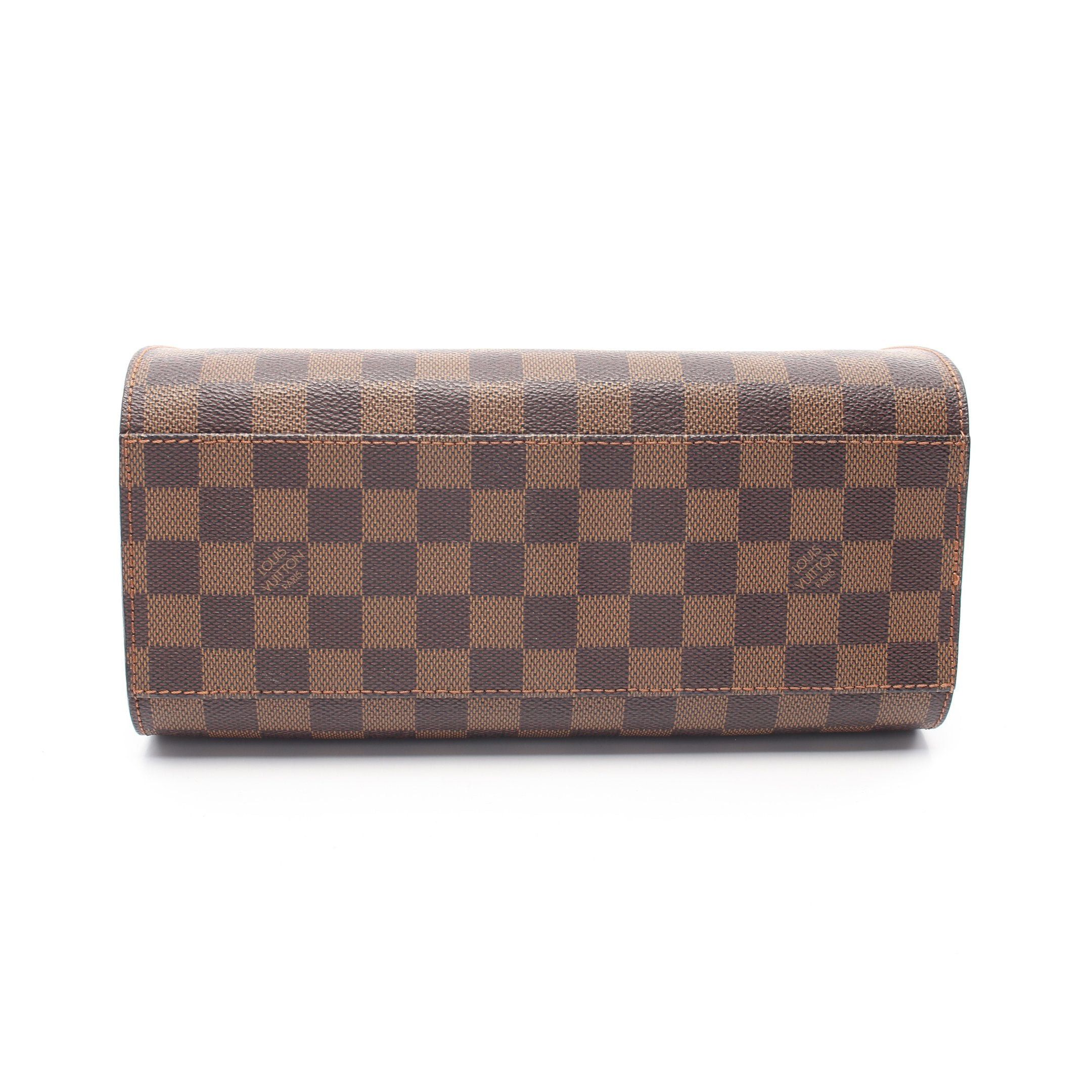 Louis Vuitton Louis Vuitton Triana Damier Ebene Handbag Leather Brown Size ONE SIZE - 13 Thumbnail
