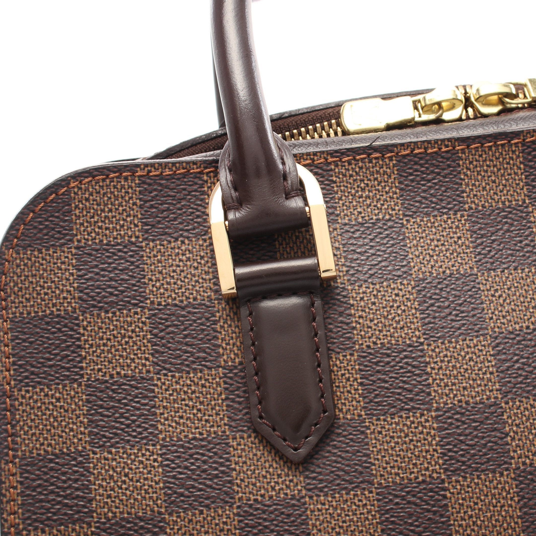 Louis Vuitton Louis Vuitton Triana Damier Ebene Handbag Leather Brown Size ONE SIZE - 11 Thumbnail