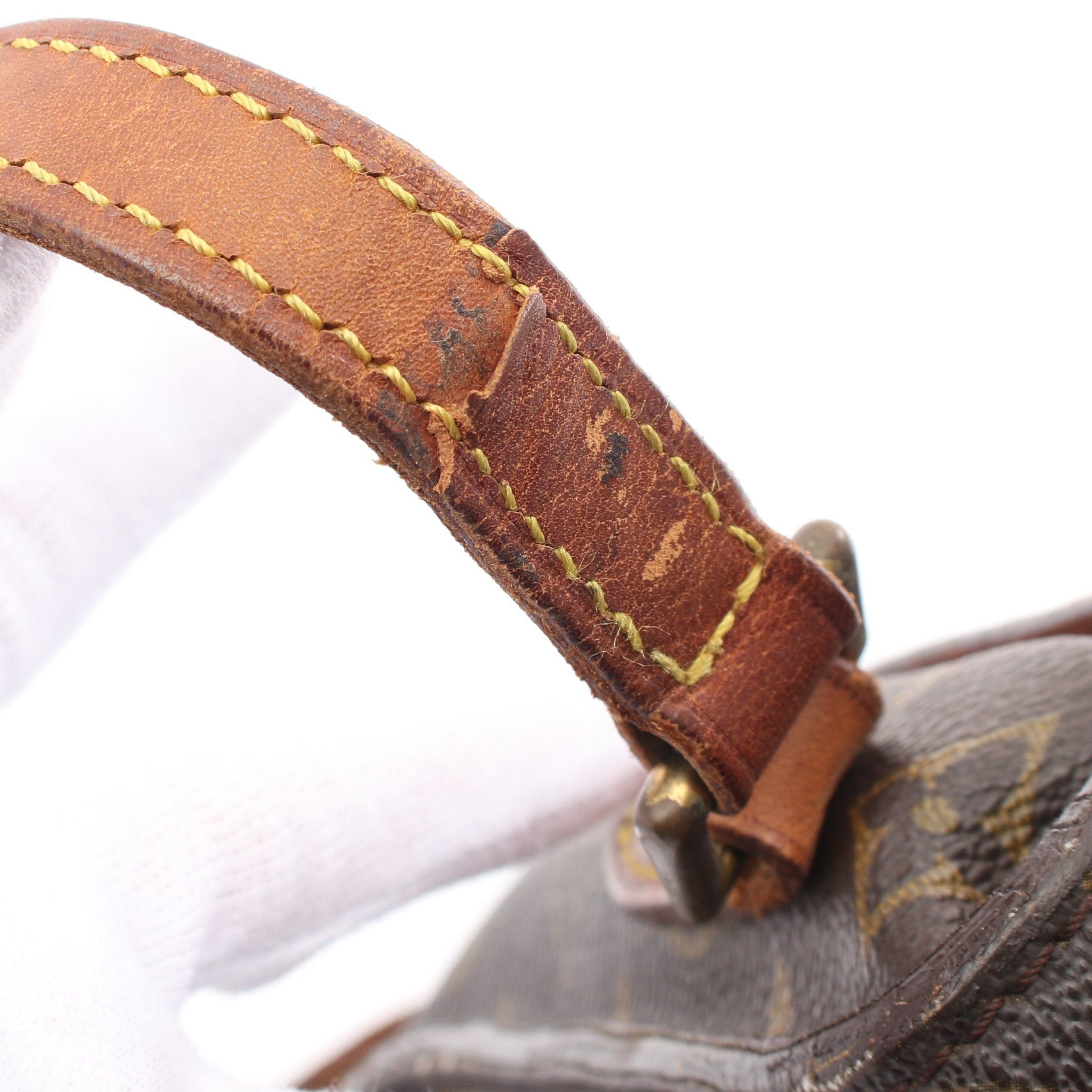 Louis Vuitton Louis Vuitton Sun Crew Mm Monogram Shoulder Bag Leather Brown Size ONE SIZE - 15 Thumbnail