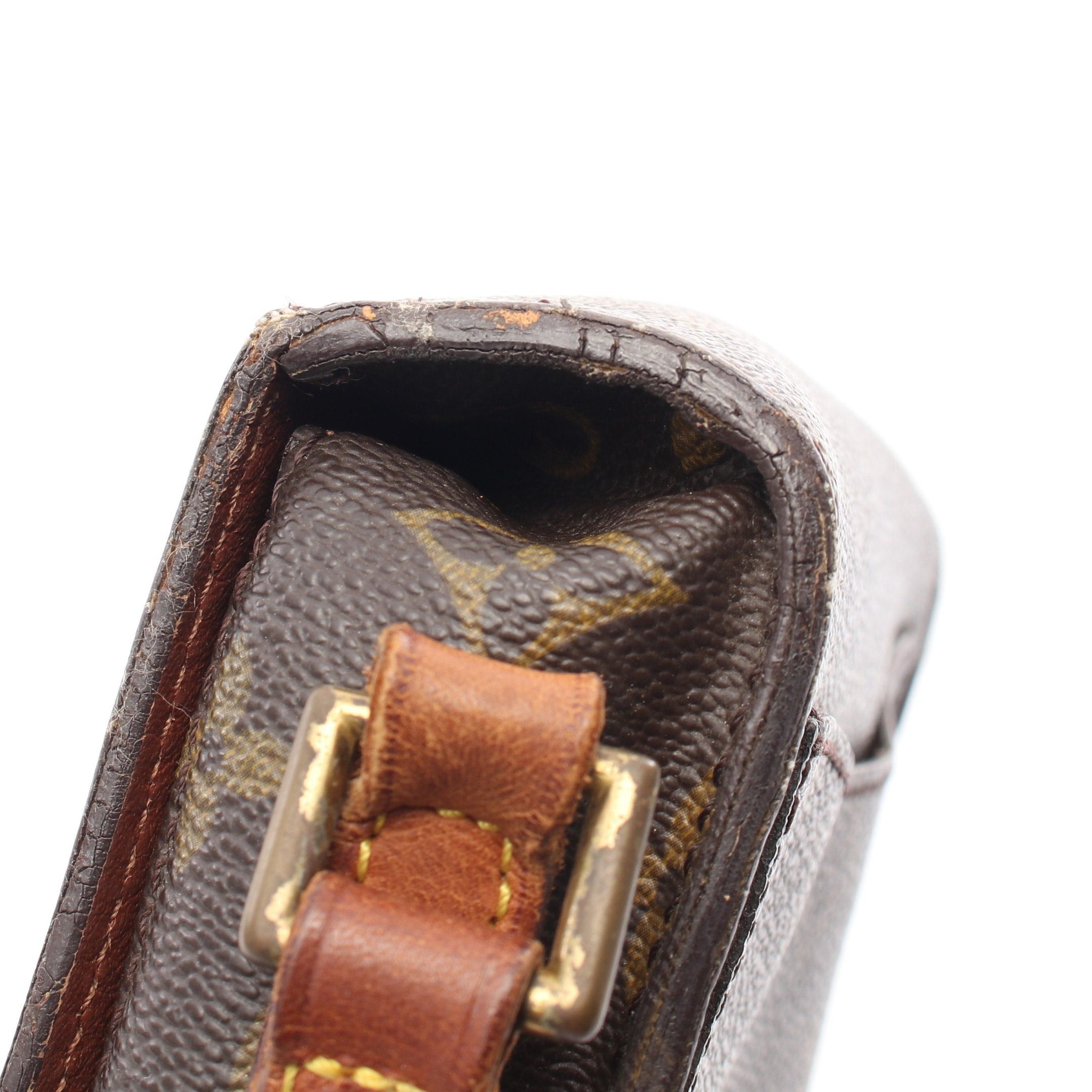 Louis Vuitton Louis Vuitton Sun Crew Mm Monogram Shoulder Bag Leather Brown Size ONE SIZE - 7 Thumbnail