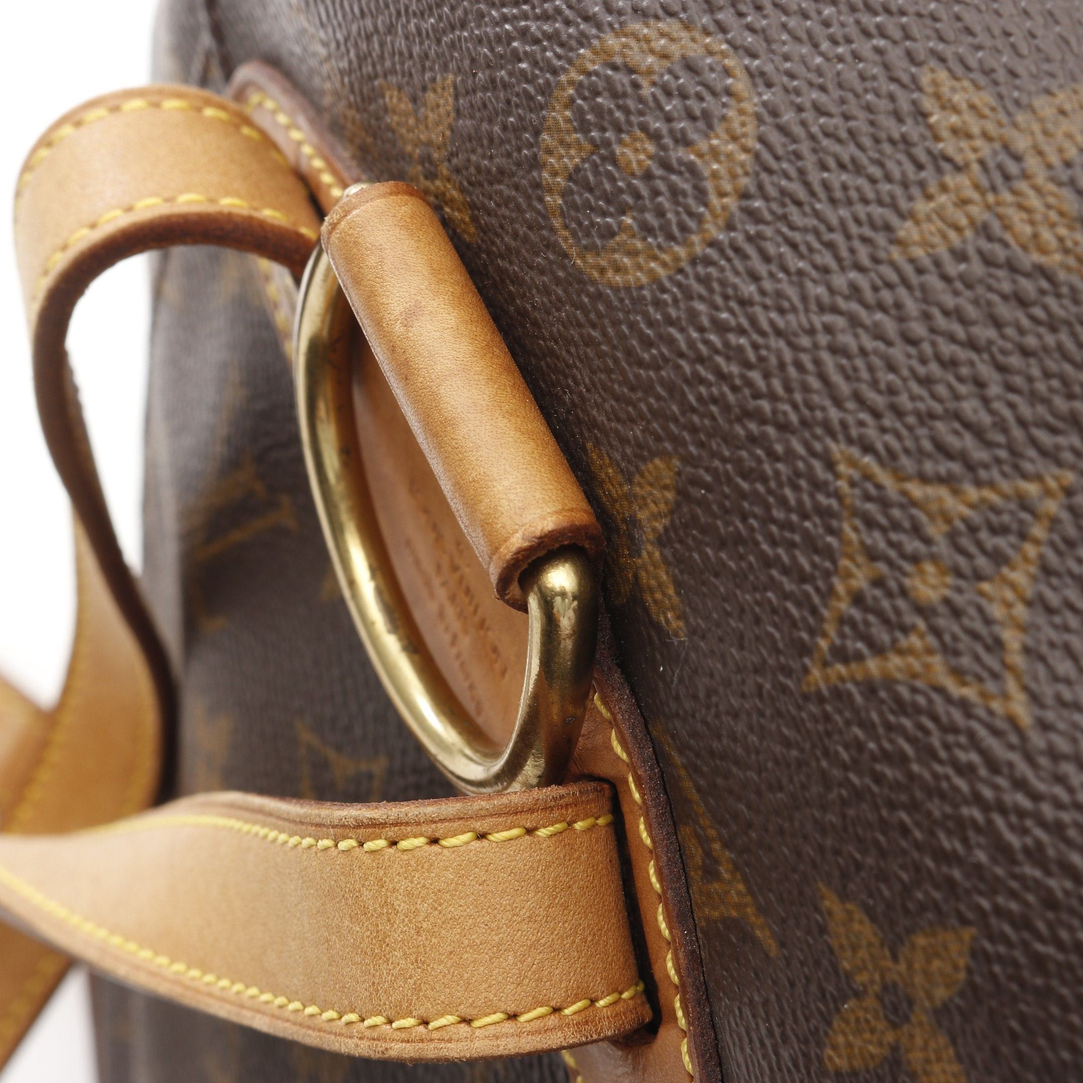 Louis Vuitton Louis Vuitton Montsouris Mm Monogram Backpack Rucksack Leather Brown Size ONE SIZE - 11 Thumbnail