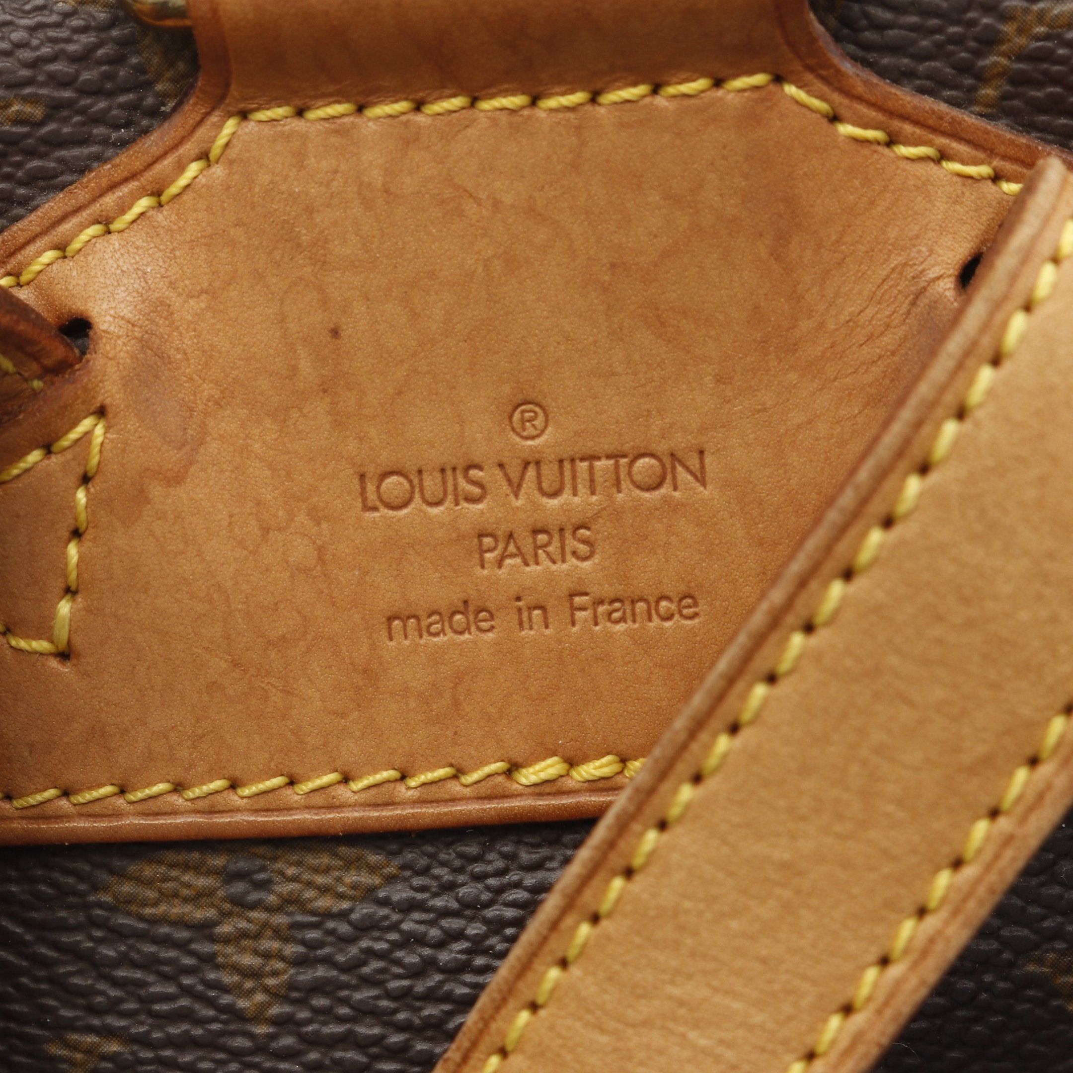 Louis Vuitton Louis Vuitton Montsouris Mm Monogram Backpack Rucksack Leather Brown Size ONE SIZE - 4 Thumbnail