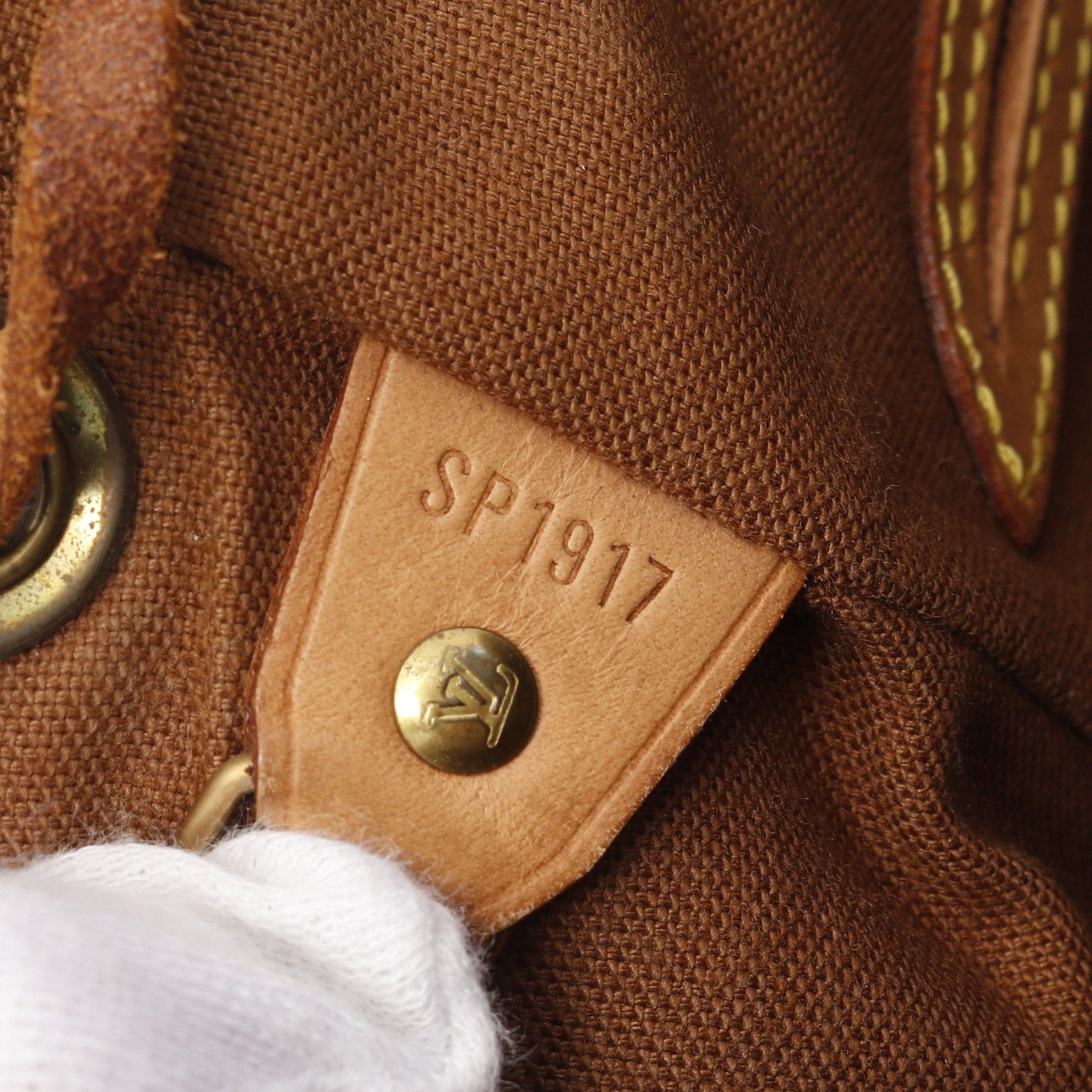 Louis Vuitton Louis Vuitton Montsouris Mm Monogram Backpack Rucksack Leather Brown Size ONE SIZE - 5 Thumbnail
