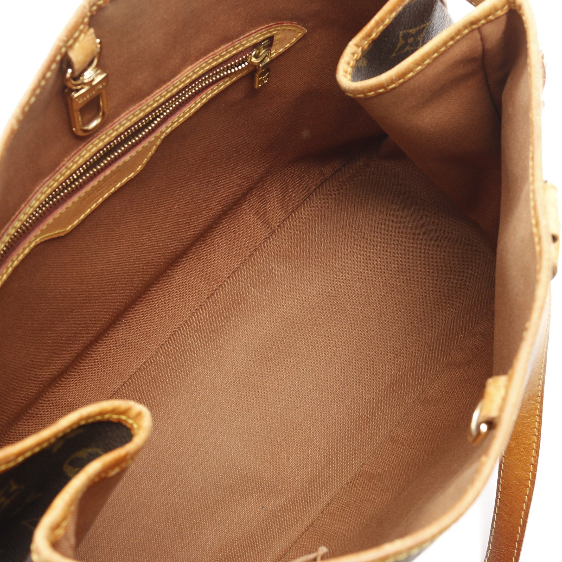 Louis Vuitton Louis Vuitton Batignolles Horizontal Monogram Shoulder Bag Leather Brown Size ONE SIZE - 3 Thumbnail